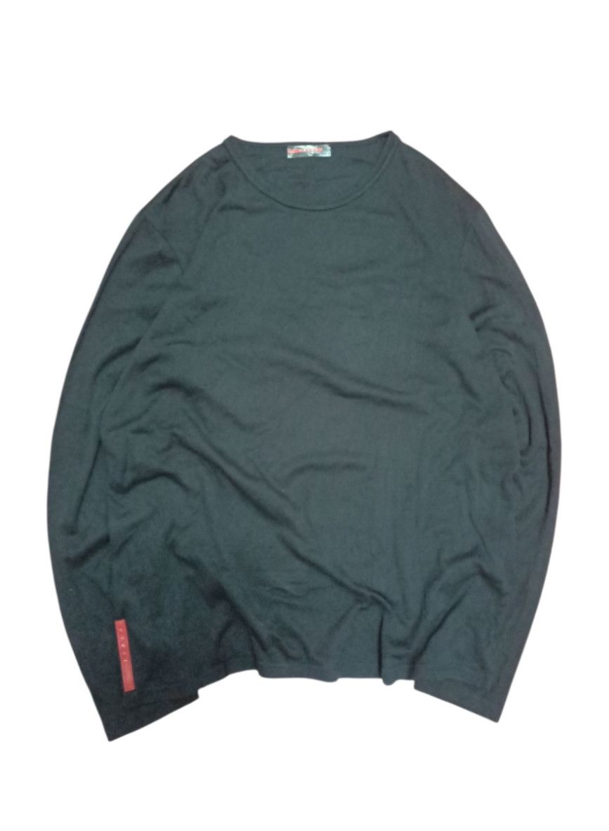 Prada PRADA LONG SLEEVE SHIRT WITH SMALL ICONIC PATCHES Size US XL / EU 56 / 4 - 1 Thumbnail