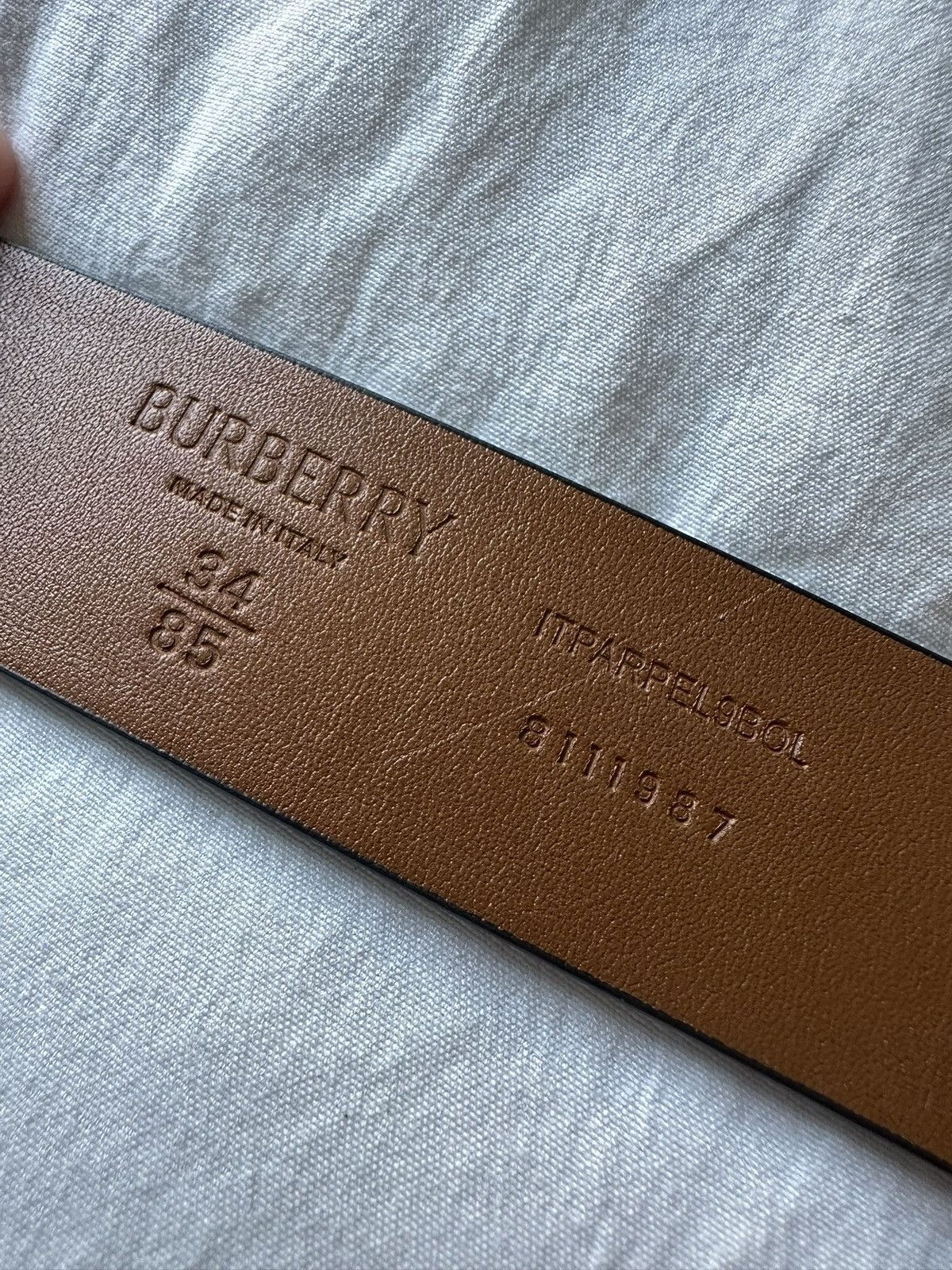 Burberry Burberry leather belt Size 26 - 3 Thumbnail