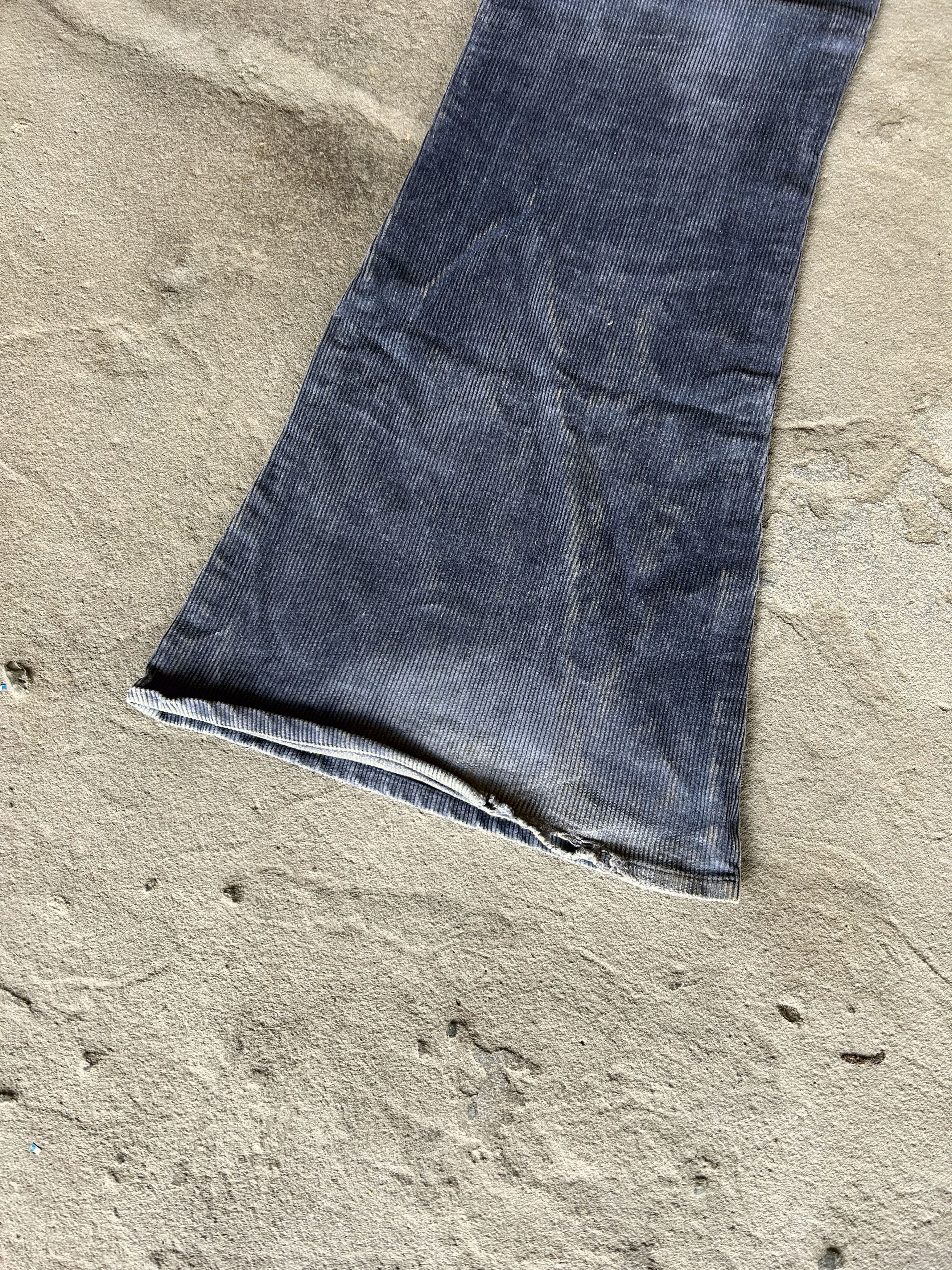 Vintage FLARED 💥 JUNYA WATANABE BALENCIAGA STYLE DISTRESSED JEANS Size US 30 / EU 46 - 7 Thumbnail
