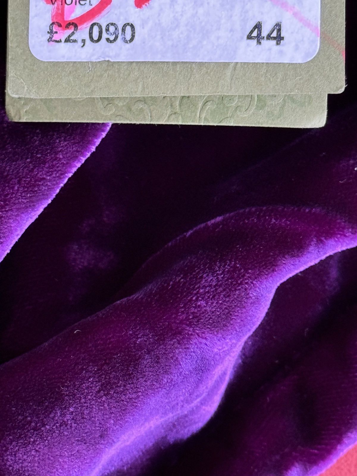 Gucci New Gucci violet velvet flared pants, size L Size 30" / US 8 / IT 44 - 8 Thumbnail