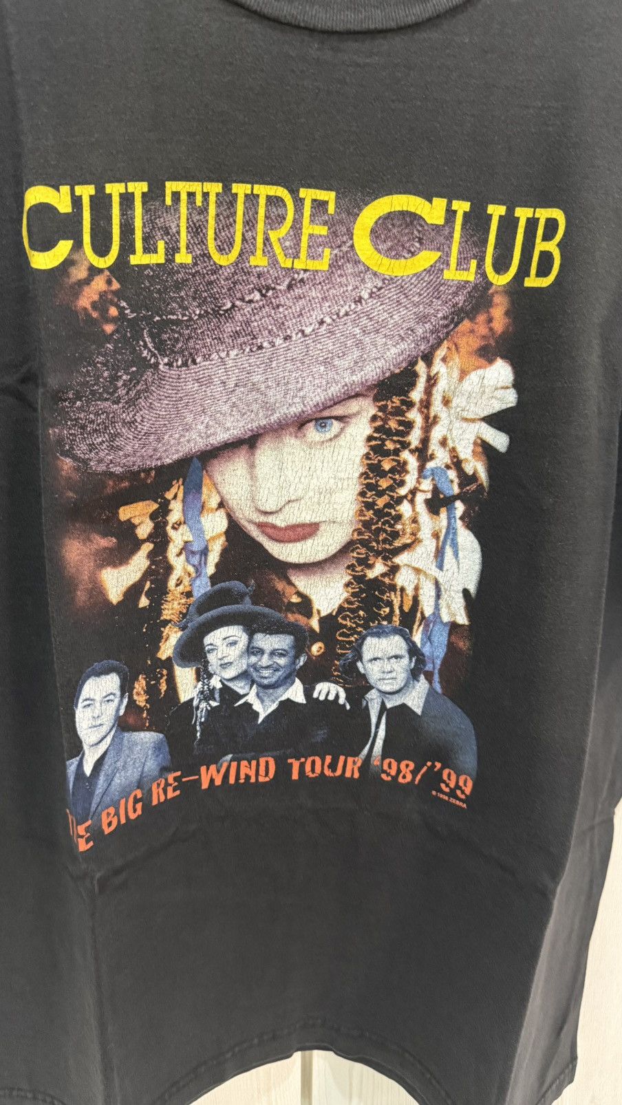 Band Tees 1998 Culture Club “The Big Re-Wind Tour ‘98/‘99 Tee size XL Size US XL / EU 56 / 4 - 2 Thumbnail