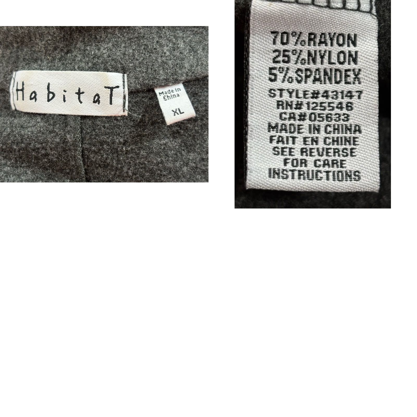 Habitat Habitat Vest XL Women’s Gray Lagenlook Snaps Pockets Mid-Length Sleeveless Felted Style Size XL / US 12-14 / IT 48-50 - 8 Thumbnail