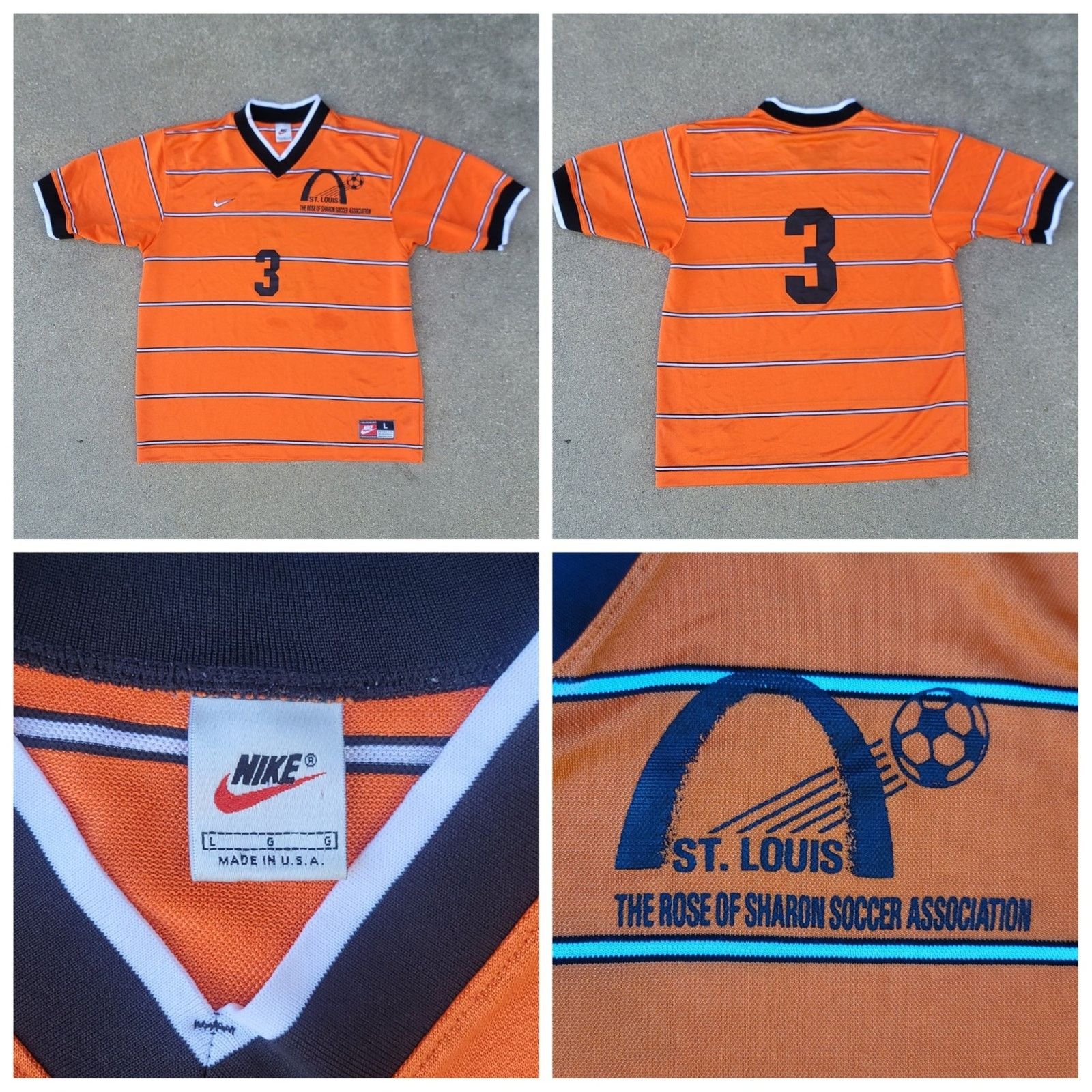 トップス Supreme NIKE Jewel Strip Soccer Jersey Supreme Nike Jewel Stripe Soccer Jersey White Men's - FW20 - US