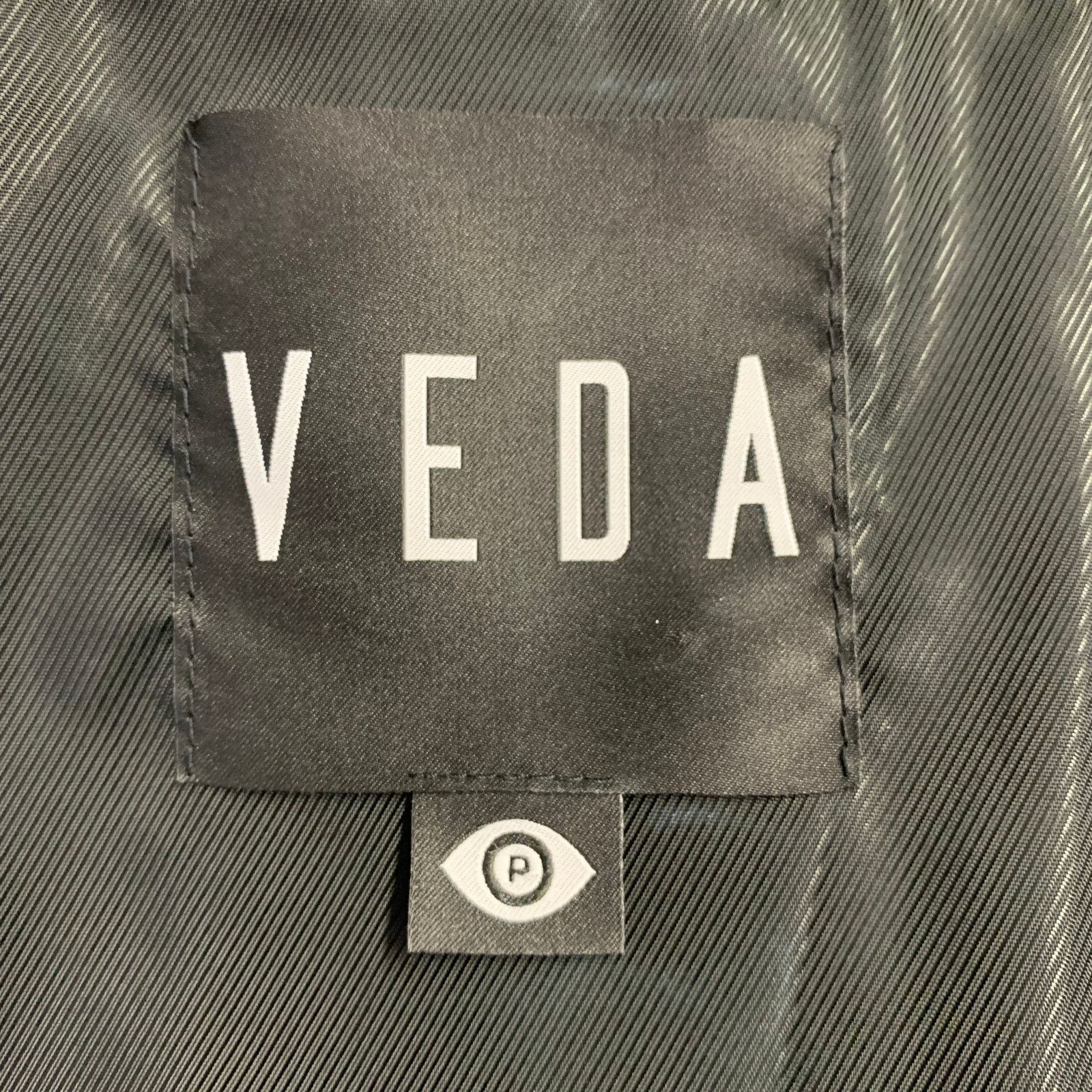 VEDA Size S Gold Rose Metallic Leather Biker Jacket