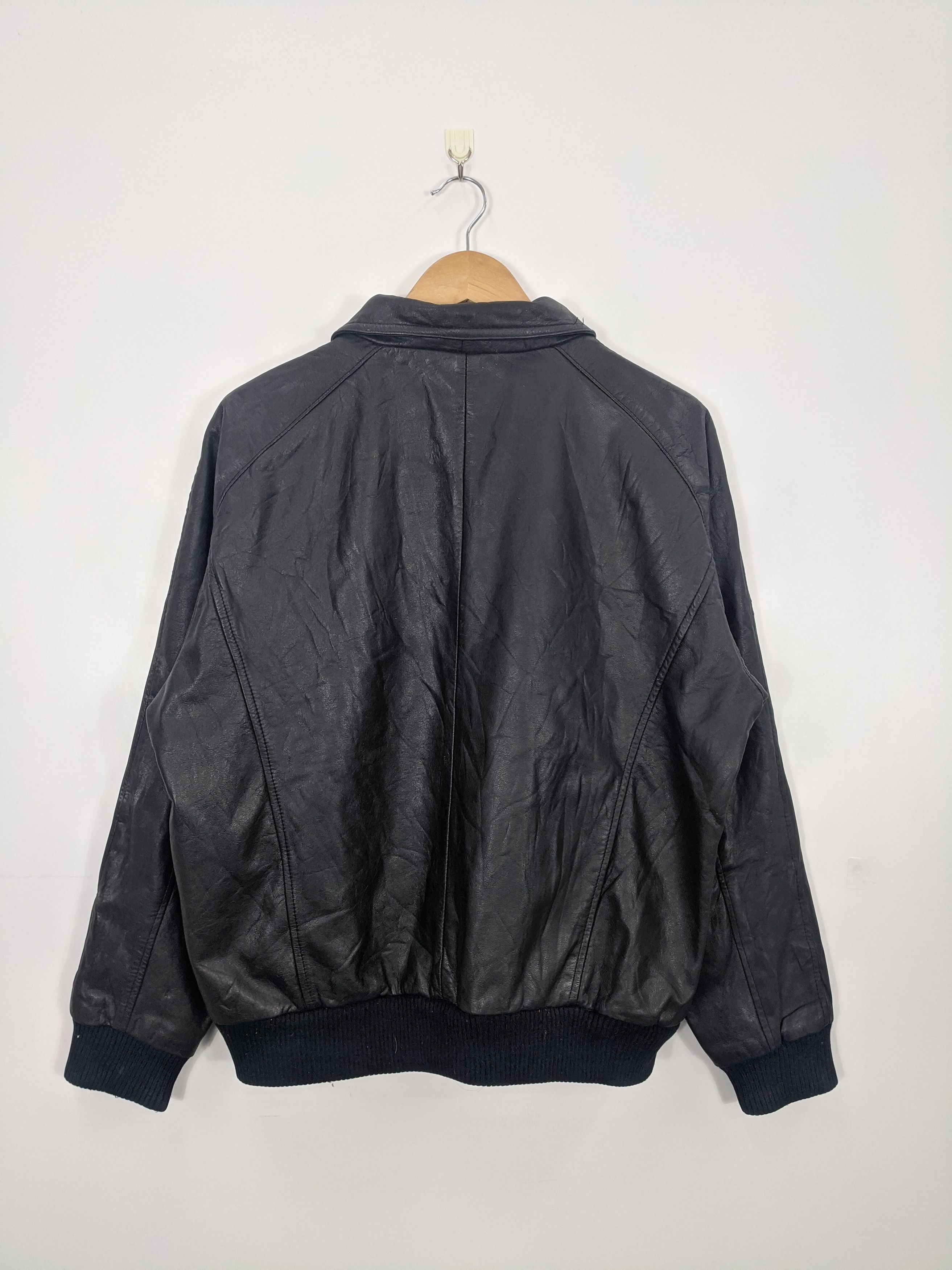Vintage Japanese Brand Leather Jacket J0341 Size US L / EU 52-54 / 3 - 3 Thumbnail