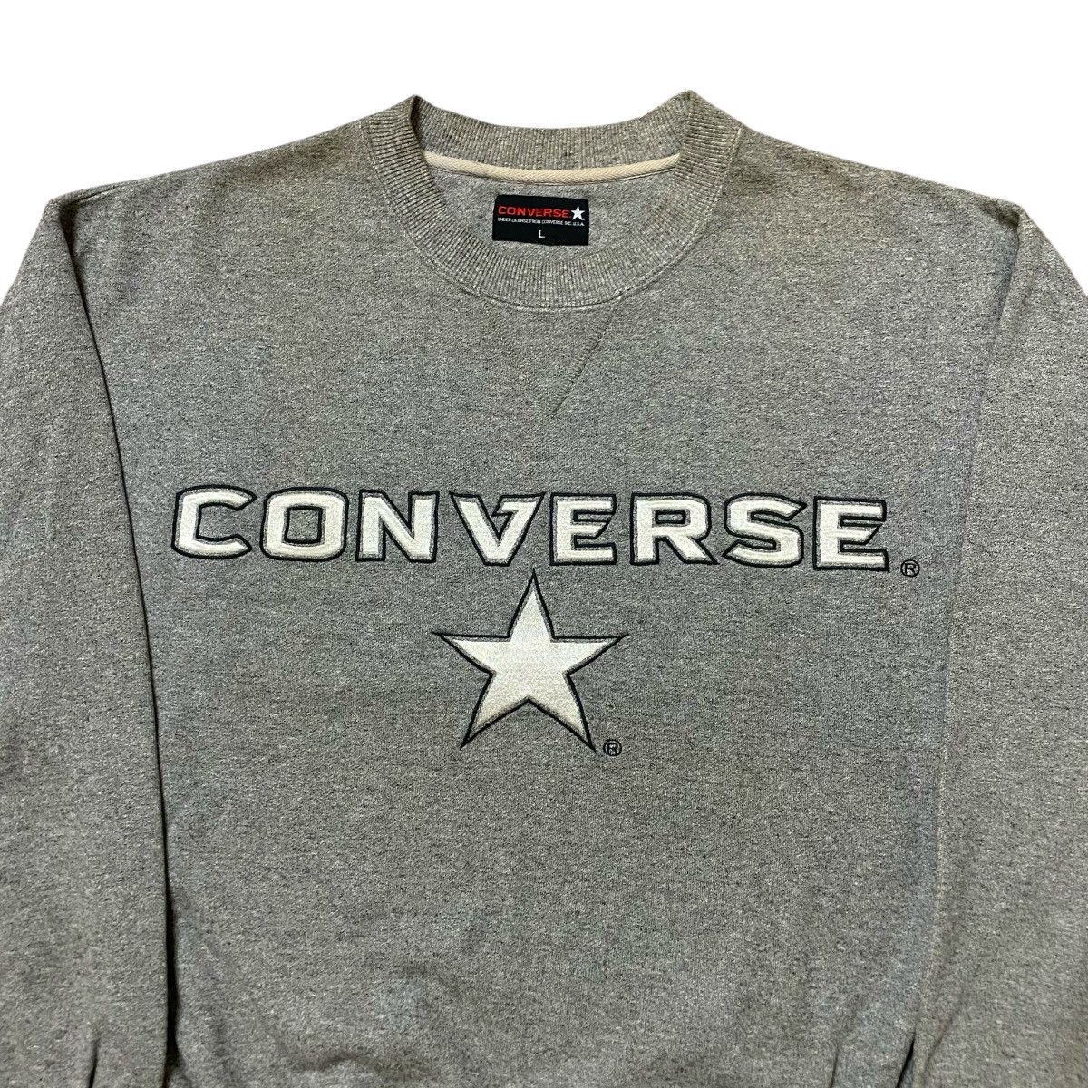 Converse × Vintage Vintage 90's Converse crewneck sweatshirts embroidery Size US L / EU 52-54 / 3 - 2 Thumbnail