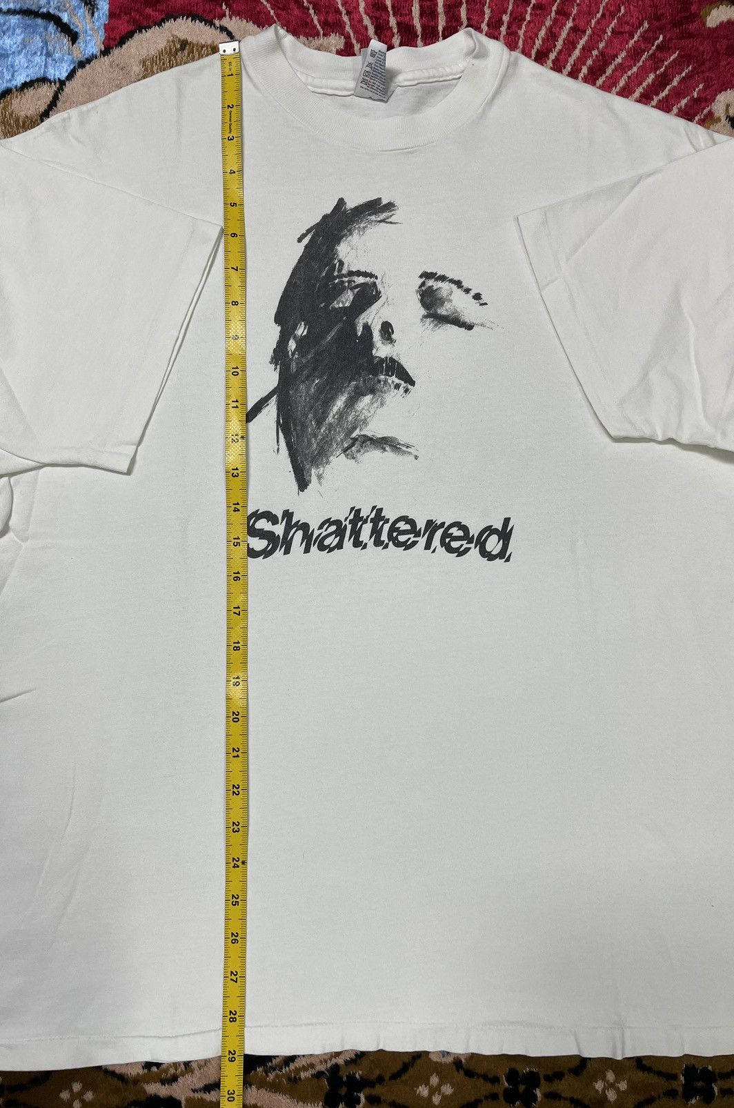 Vintage Vintage 90s Art Shattered T-Shirt. Size US XL / EU 56 / 4 - 9 Thumbnail