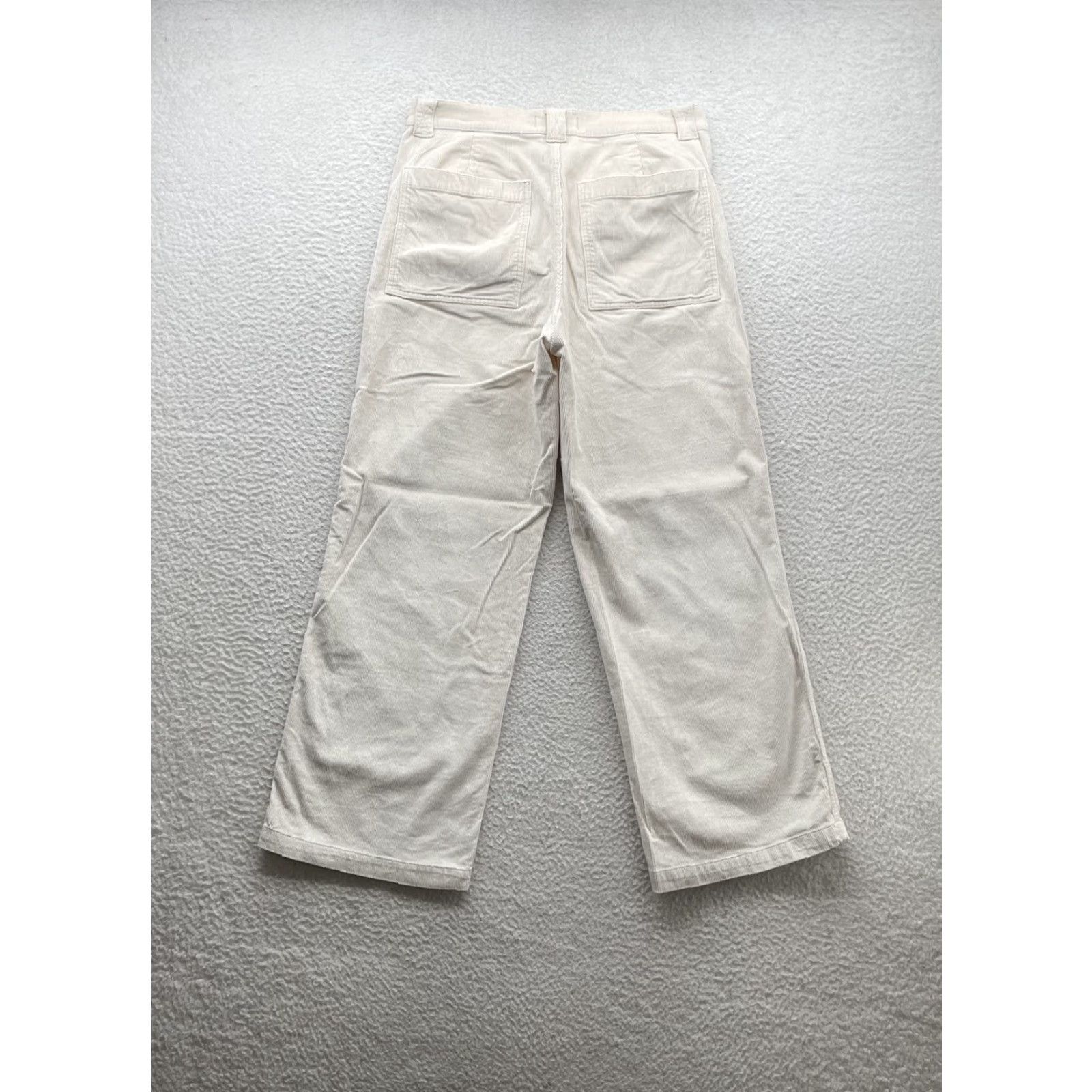 Madewell Madewell Corduroy Pants Womens 32x29 Emmet Wide Leg Baggy Cream White Tag 30 Size 24" / US 00 / IT 34 - 5 Thumbnail