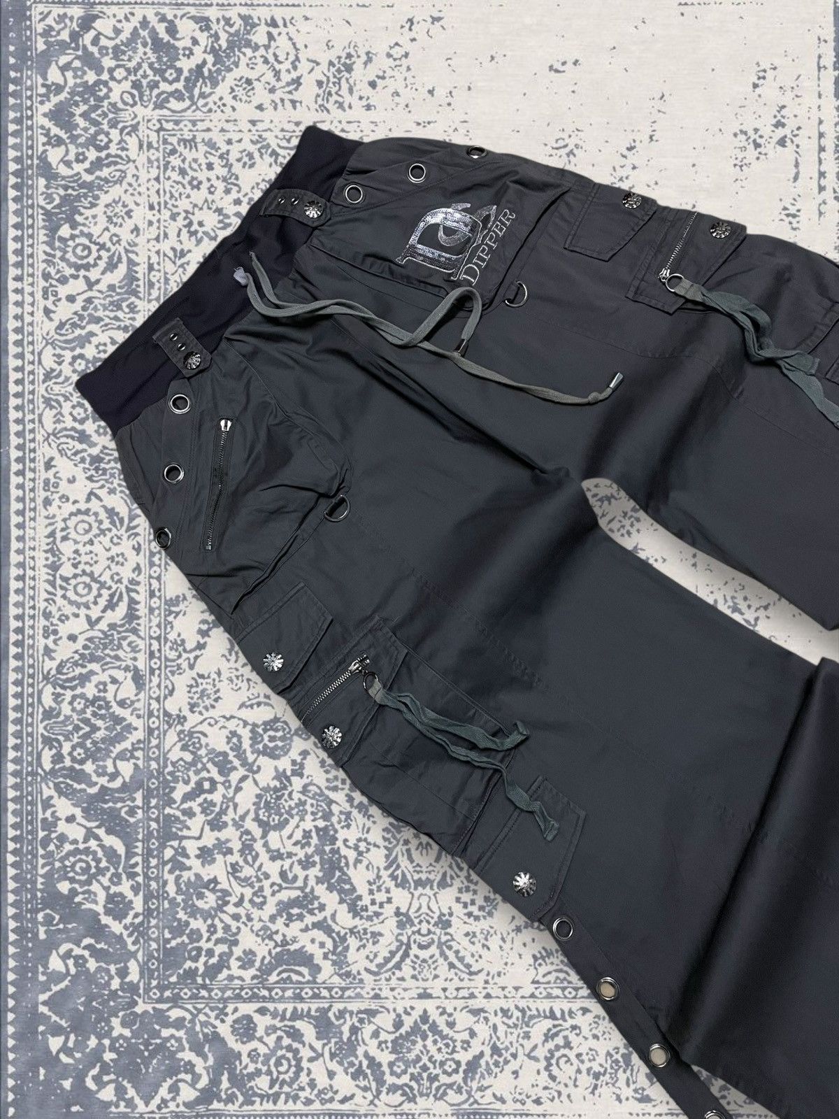 Designer × Japanese Brand × Vintage Vintage 90s Japan Designer Dippers Baggy Bondage Style Pant Size US 28 / EU 44 - 7 Thumbnail