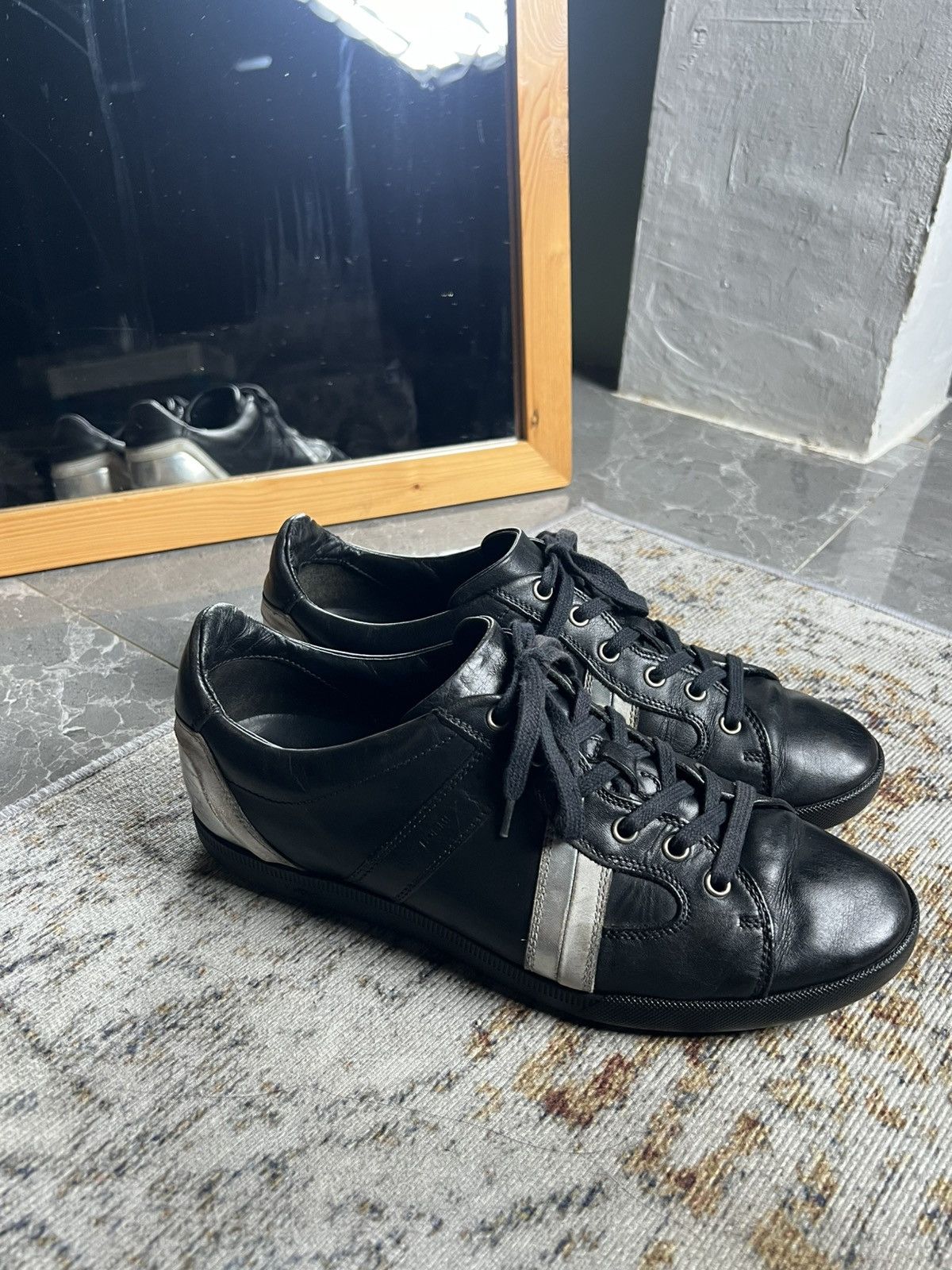 Dior Dior Homme KVA Leather Sneakers Size US 8 / EU 41 - 3 Thumbnail