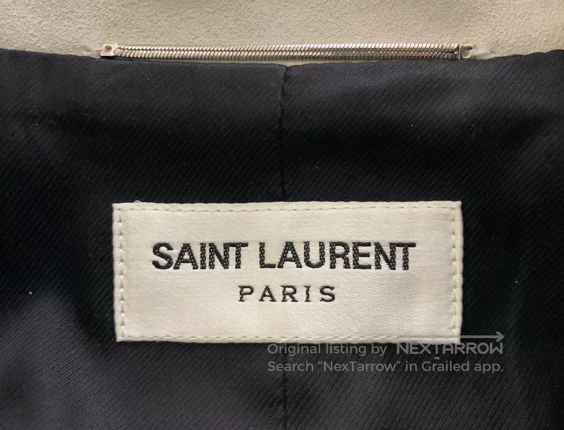 Saint Laurent Paris Saint Laurent SLP 20SS Runway Suede Jacket. Size US S / EU 44-46 / 1 - 3 Thumbnail