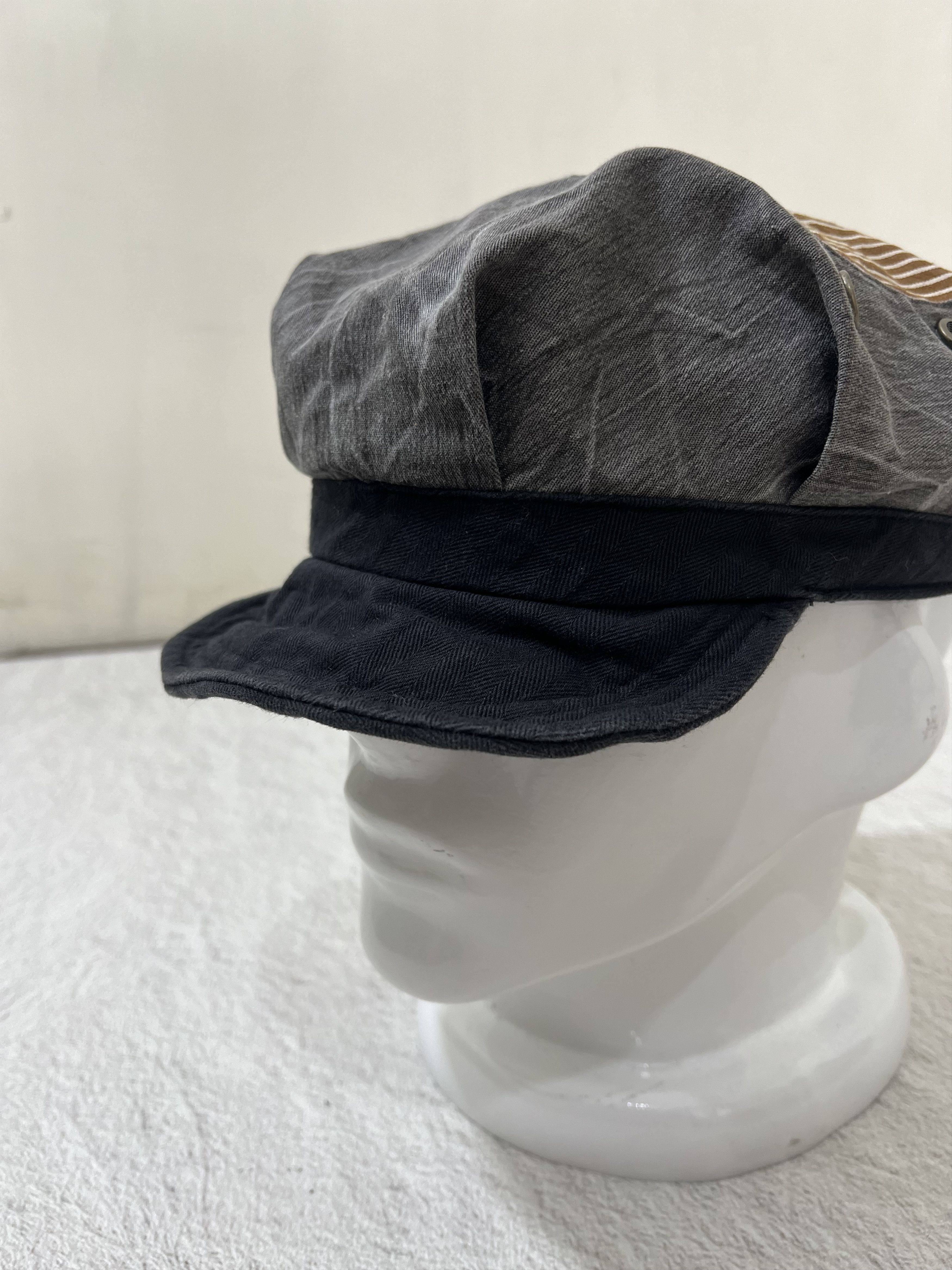 Yohji Yamamoto 2000s Japanese Hysteric Kapital Visvim Mechanic Hat y2k Lgb Size ONE SIZE - 4 Thumbnail