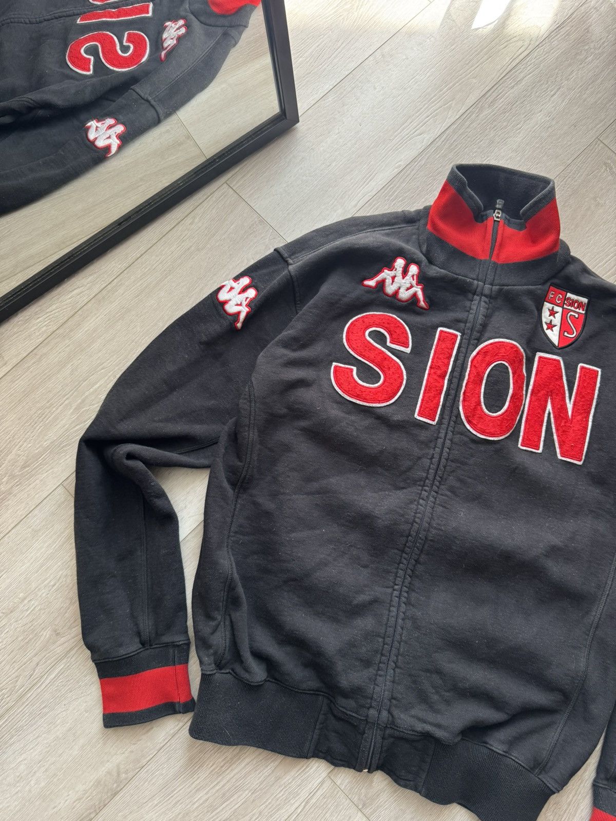Kappa FC Sion Football Zip LogoSweatshirt Size US L / EU 52-54 / 3 - 2 Thumbnail