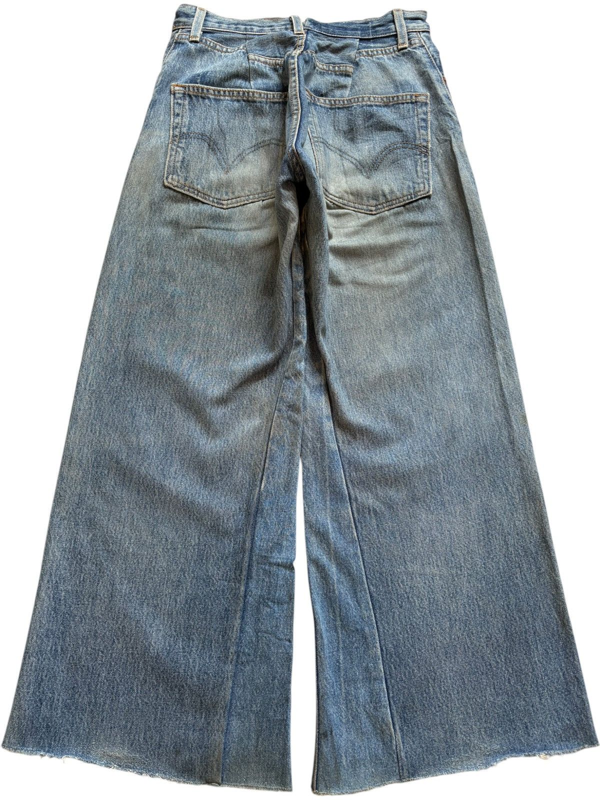 Levi's Vintage Levis 501 Custom Mud Wash Distress Flare Jean Size US 26 / EU 42 - 2 Thumbnail