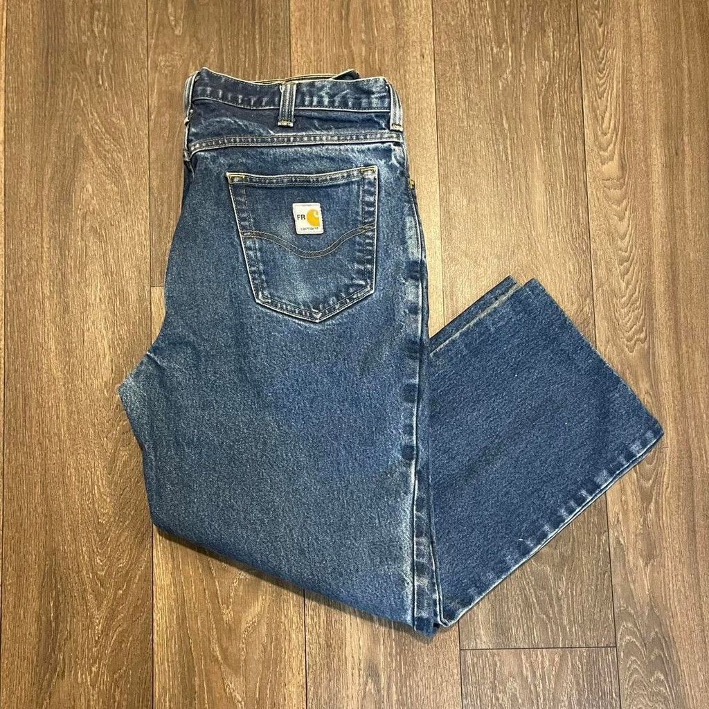 Carhartt Carhartt relaxed fit blue jeans jeans 36x32 Size US 32 / EU 48 - 2 Thumbnail