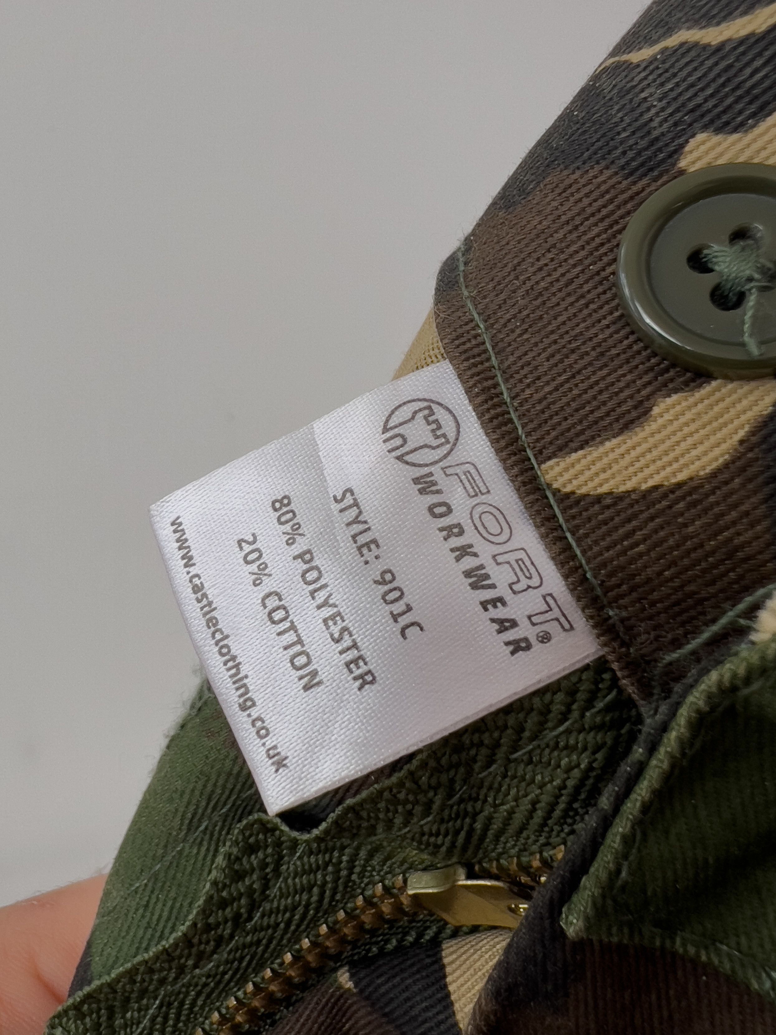 Other UK FORTT WORKWEAR Camo Cargo Pants Size US 36 / EU 52 - 7 Thumbnail