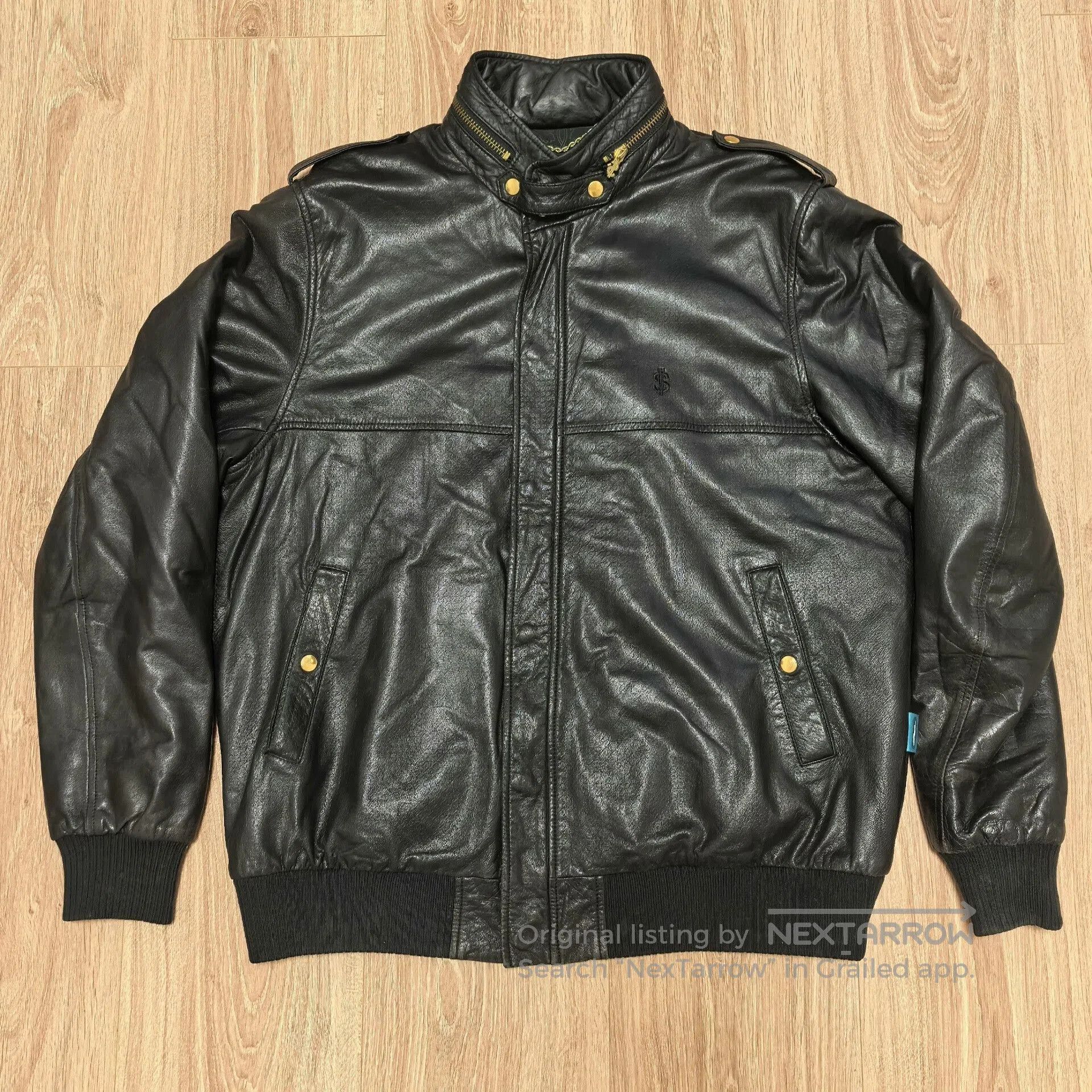 Swagger Swagger Sheepskin Motorcycle Leather Jacket. Size US L / EU 52-54 / 3 - 1 Thumbnail
