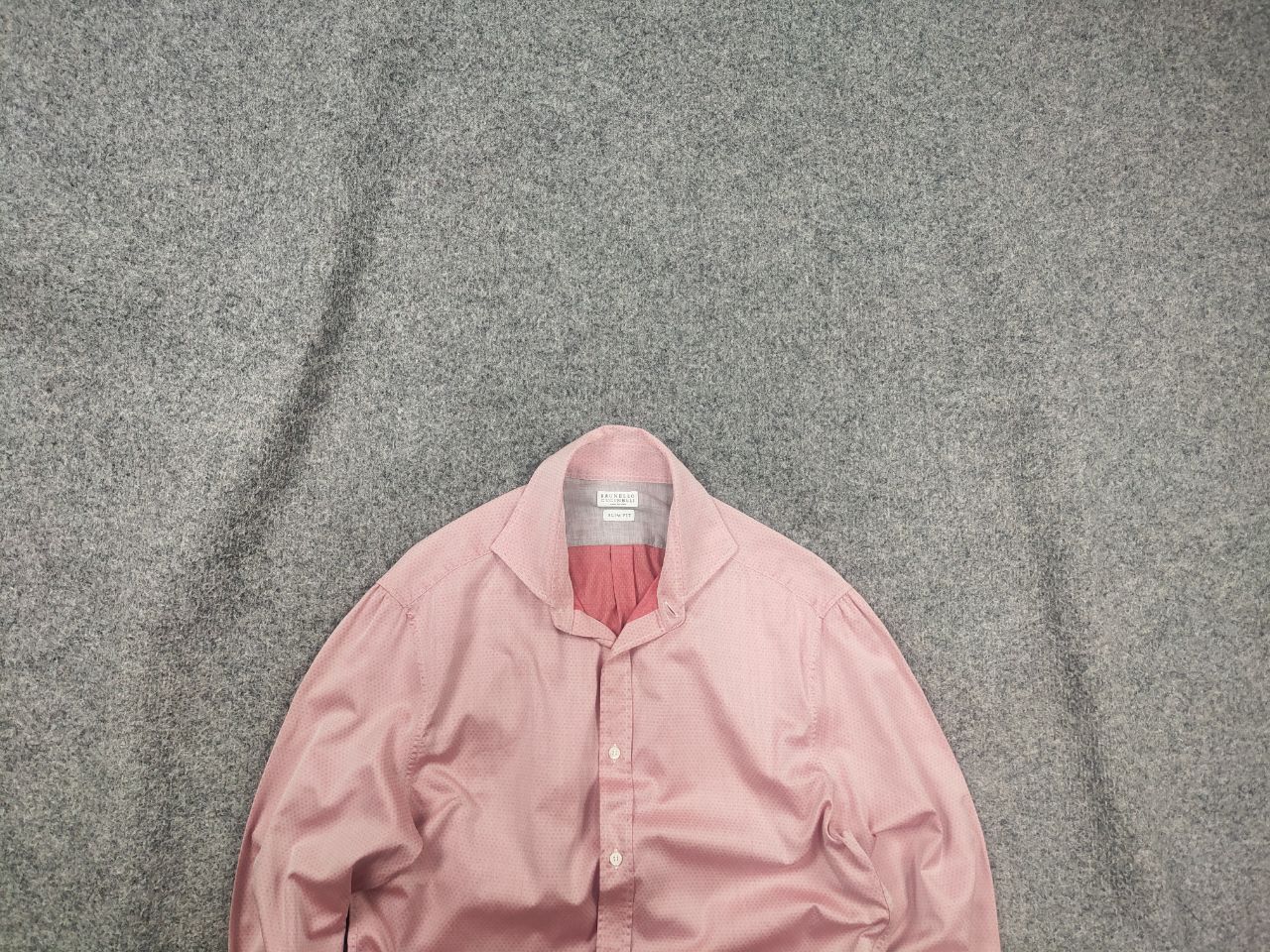 Brunello Cucinelli Brunello Cucinelli Italy Design Cotton pink Button shirt Size US M / EU 48-50 / 2 - 1 Thumbnail