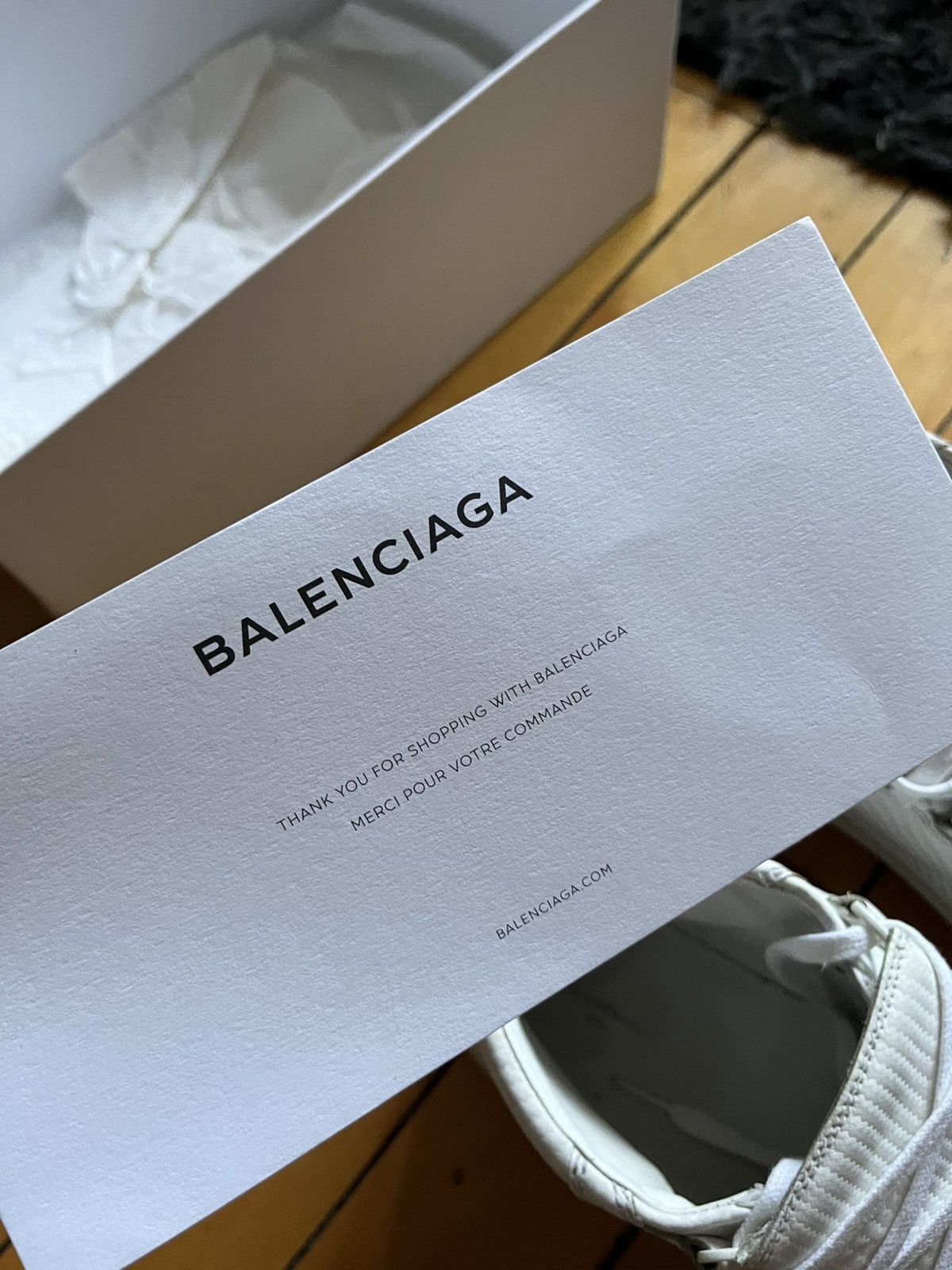 Balenciaga Balenciaga Arena White (EU 43) Size US 10 / EU 43 - 4 Thumbnail