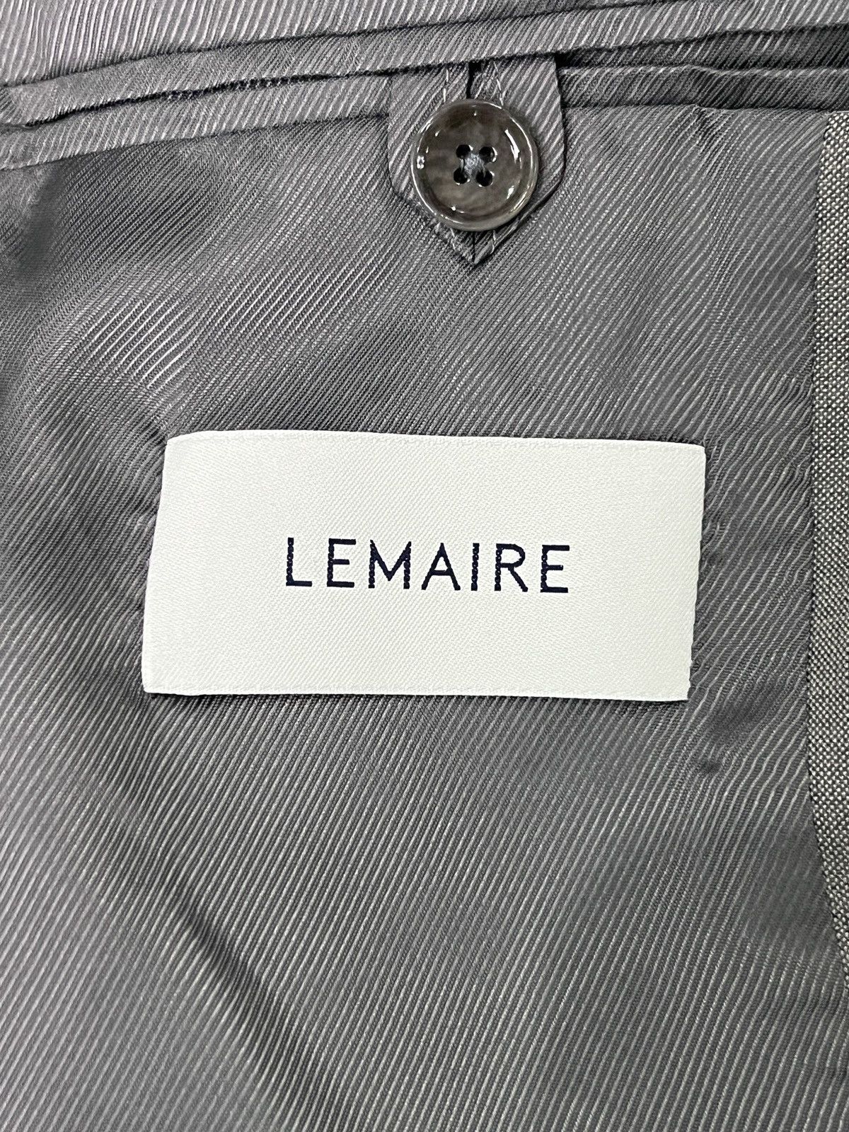 Lemaire Lemaire Structured Shoulder Wool Coat Size 42L - 21 Thumbnail