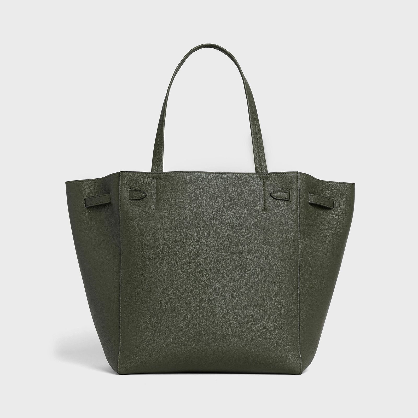 Celine o1bcso1str1024 Size: OS/ Cabas Small Tote Bag in Olive Green Size ONE SIZE - 3 Thumbnail