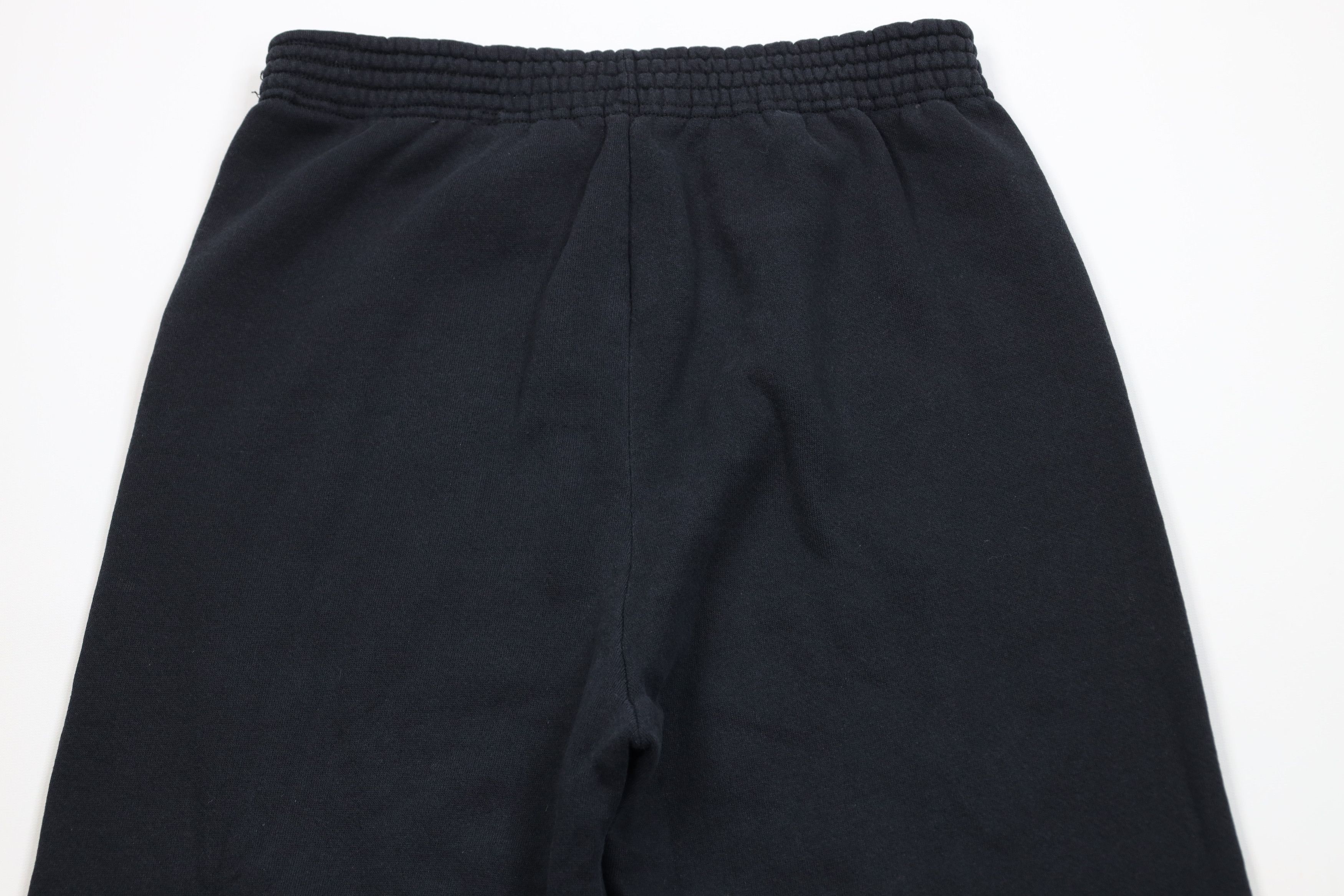 Vintage Vintage 90s Streetwear Tapered Leg Sweatpants Black USA Size 28" / US 6 / IT 42 - 9 Thumbnail