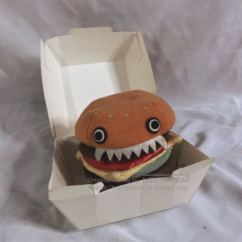 Undercover undercover Plush toy, hamburger, chubby guy, first edition Size ONE SIZE - 2 Thumbnail