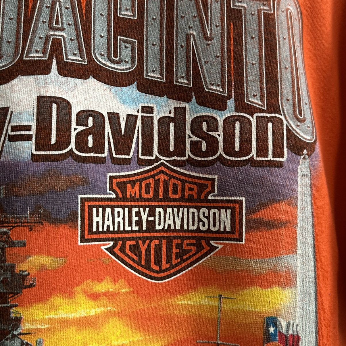Harley Davidson VINTAGE Y2K HARLEY DAVIDSON SAN JACINTO GRAPHIC TEE Size US L / EU 52-54 / 3 - 5 Thumbnail