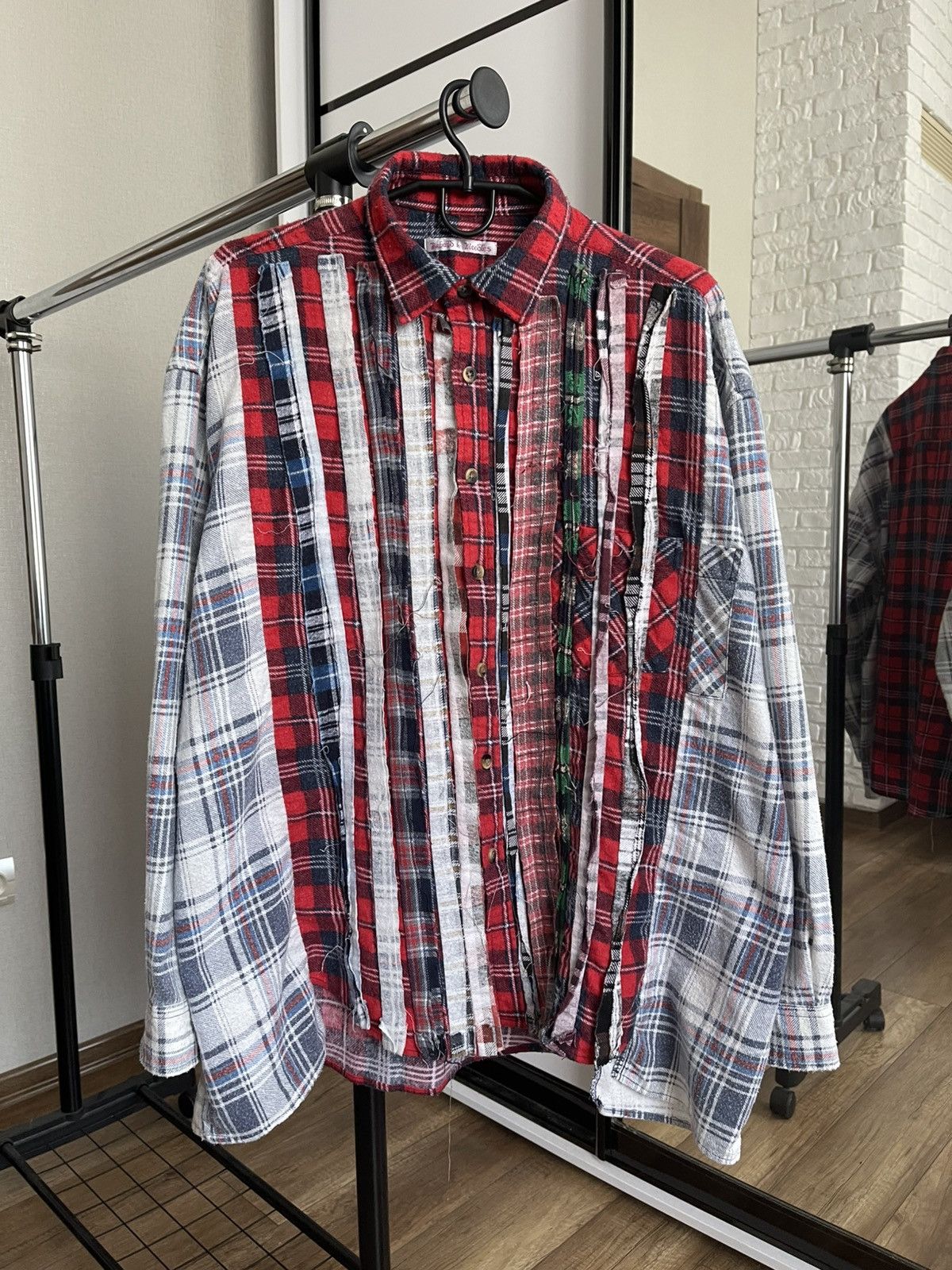 Needles Rebuild By Needles Shirt Button Up Japan Size US L / EU 52-54 / 3 - 3 Thumbnail