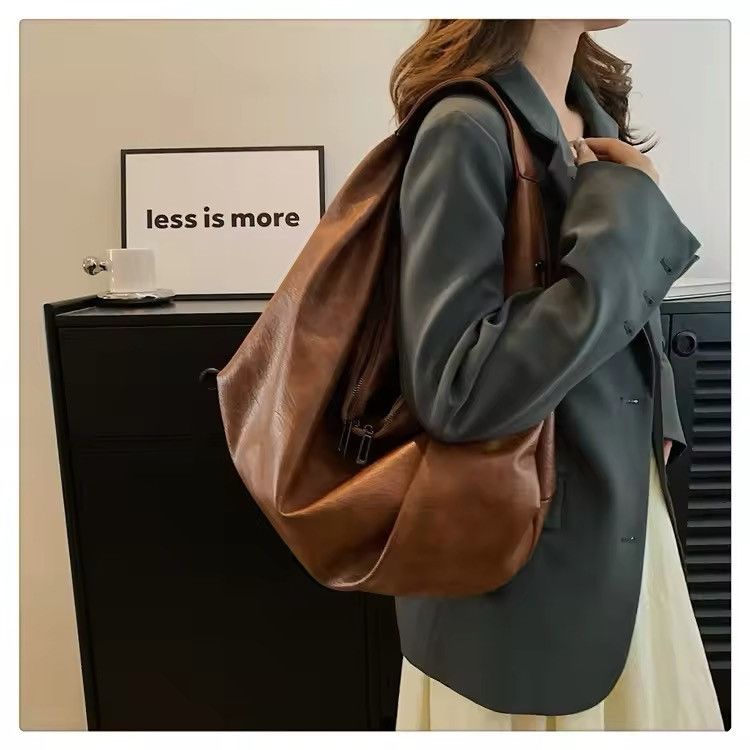 Leather Casual PUnLeather Shoulder Bag Size ONE SIZE - 5 Thumbnail