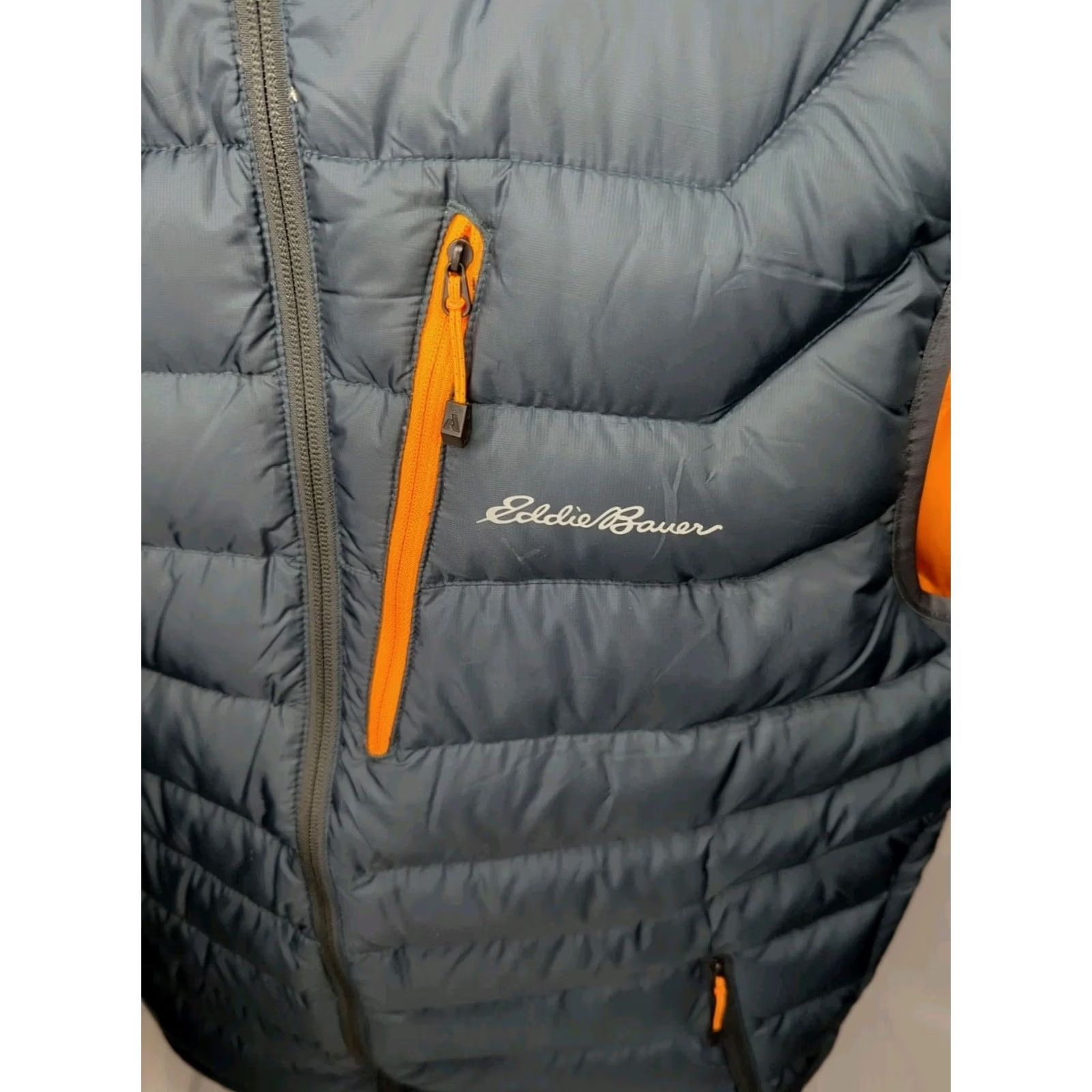 Eddie Bauer Eddie Bauer First Ascent 800 StormDown Lightweight Puffer Vest Jacket Men Large Tall LT Gray Vest Size US L / EU 52-54 / 3 - 3 Thumbnail