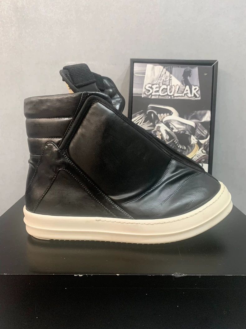 Rick Owens rick owens 17 FW leather face show black face white bottom Size US 9 / EU 42 - 4 Thumbnail