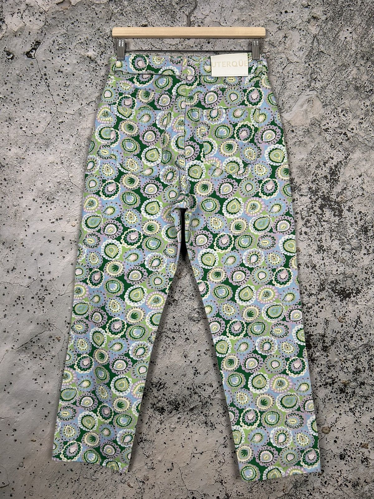 Japanese Brand Uterque Floral Denim Pants Jeans Vintage Streetwear Japanese Size 26" / US 2 / IT 38 - 4 Thumbnail