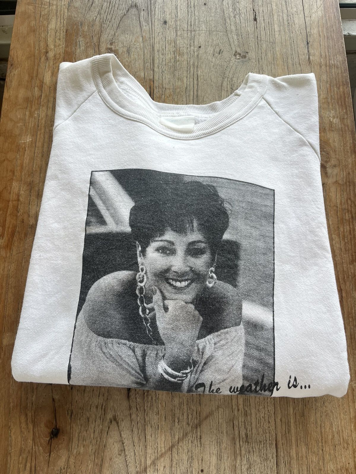 Vintage Vintage The weather is … Rosie 80’s photo sweater shirt Size US XL / EU 56 / 4 - 1 Thumbnail