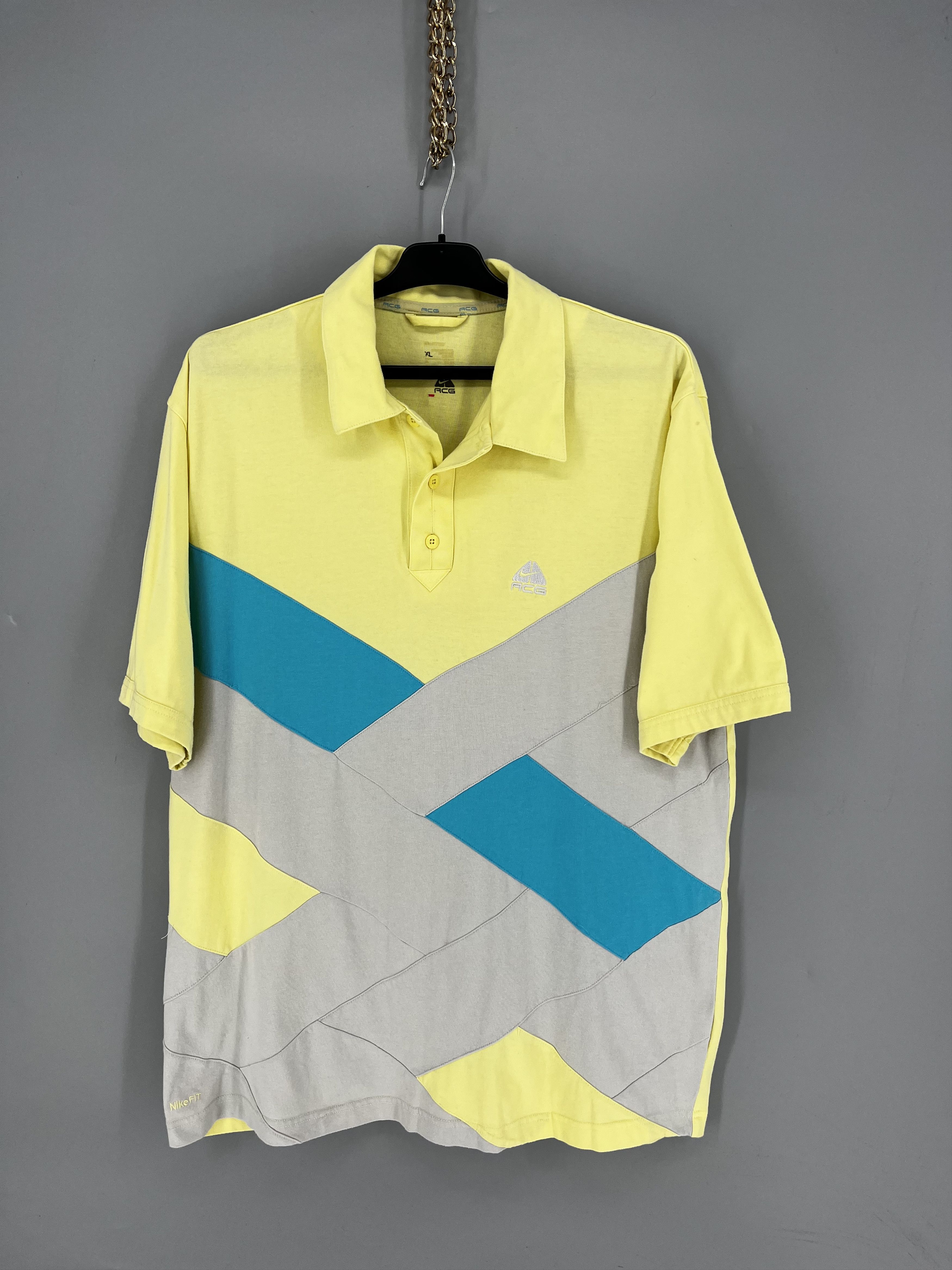 Nike ACG Vintage Nike Acg Polo Shirt Short Sleeve Logo Size XL Fit Size US L / EU 52-54 / 3 - 1 Thumbnail