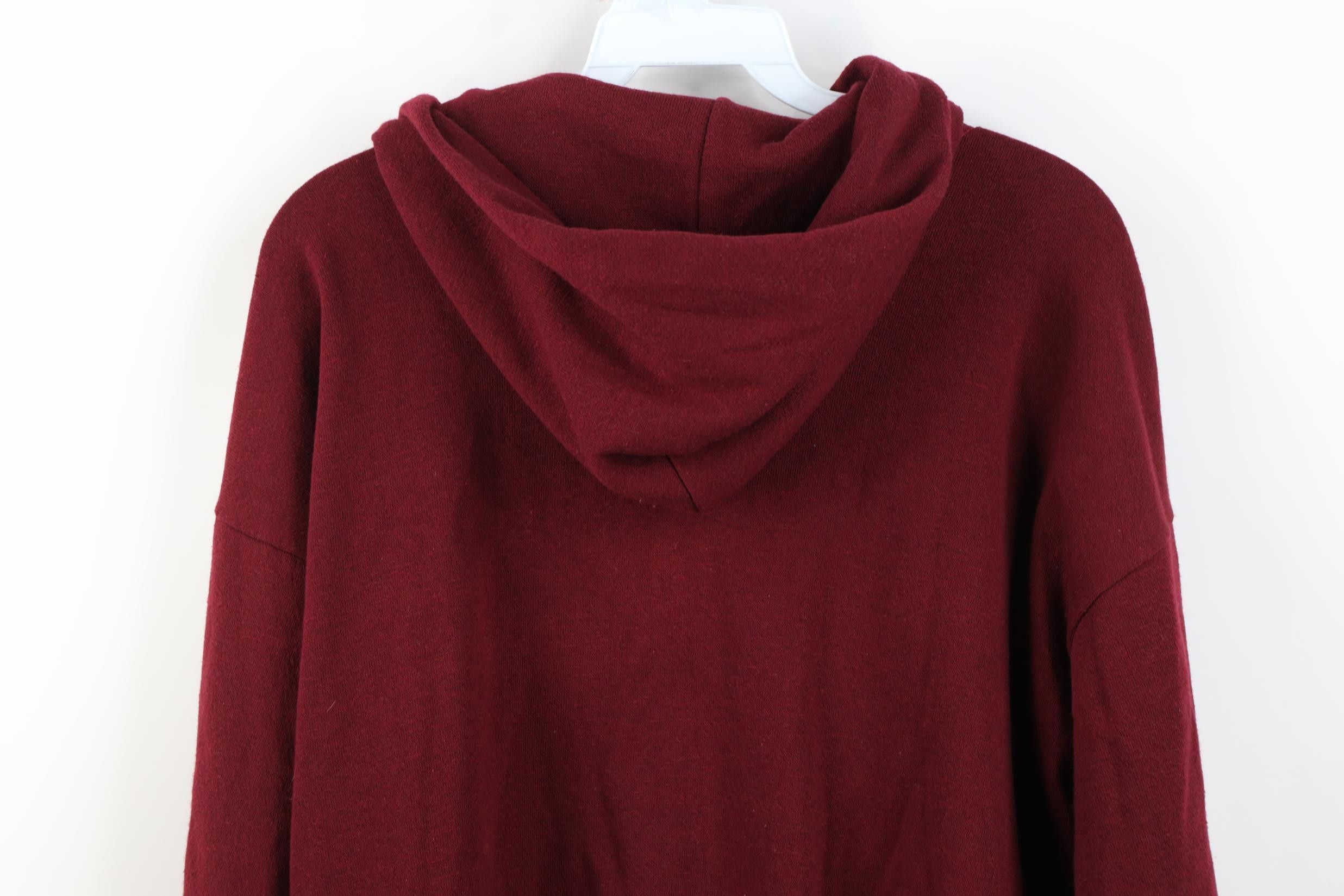 Vintage Vintage 70s Streetwear Full Zip Hoodie Sweatshirt Red USA Size US M / EU 48-50 / 2 - 15 Thumbnail