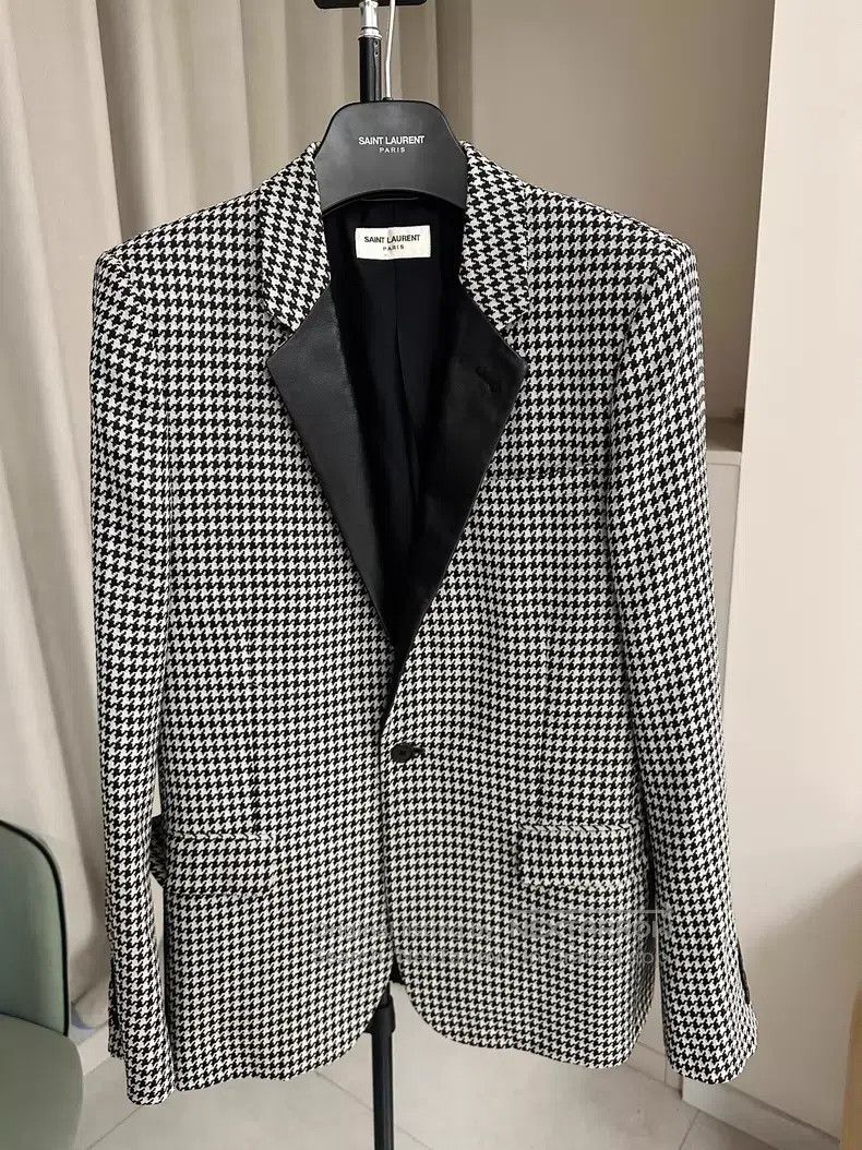 Saint Laurent Paris Saint Laurent Paris Houndstooth suit Size US M / EU 48-50 / 2 - 1 Thumbnail