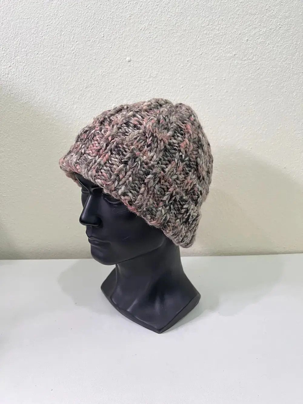 Japanese Brand Japanese Knit Multicolour Beanie Hat Size ONE SIZE - 3 Thumbnail