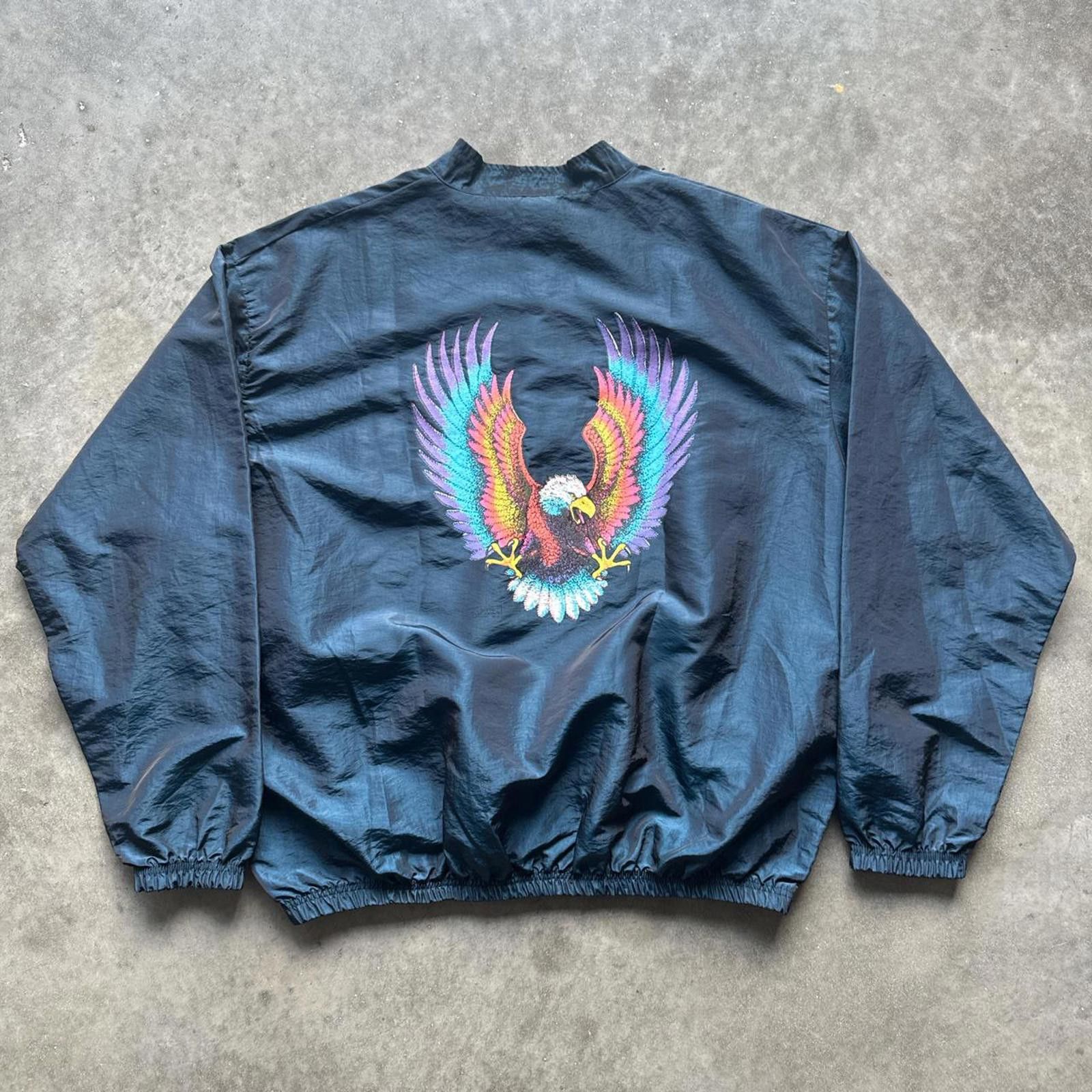 Other Surfstyle 90s Eagle Reflective Windbreaker ZipUp Windbreaker Size US M / EU 48-50 / 2 - 2 Thumbnail