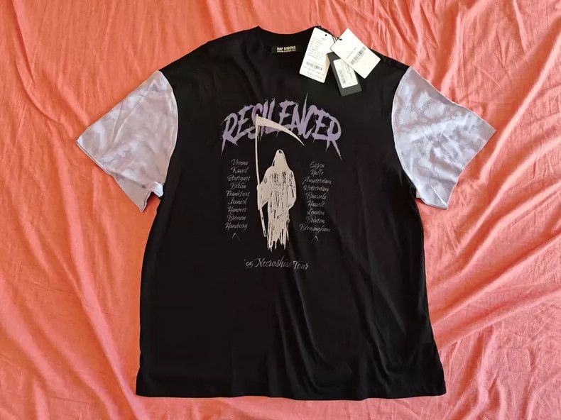 Raf Simons Raf simons Women's T-shirt with block sleeves and death pr Size S / US 4 / IT 40 - 1 Thumbnail