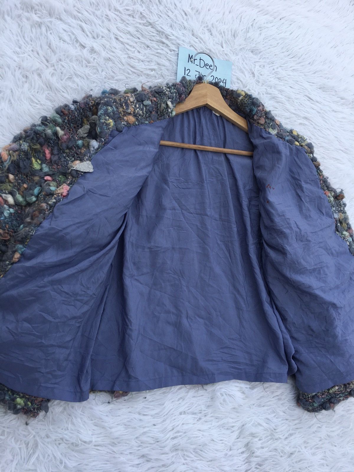 Japanese Brand Rare Vintage Japanese Brand Knitted Wool Jacket Size L / US 10 / IT 46 - 7 Thumbnail