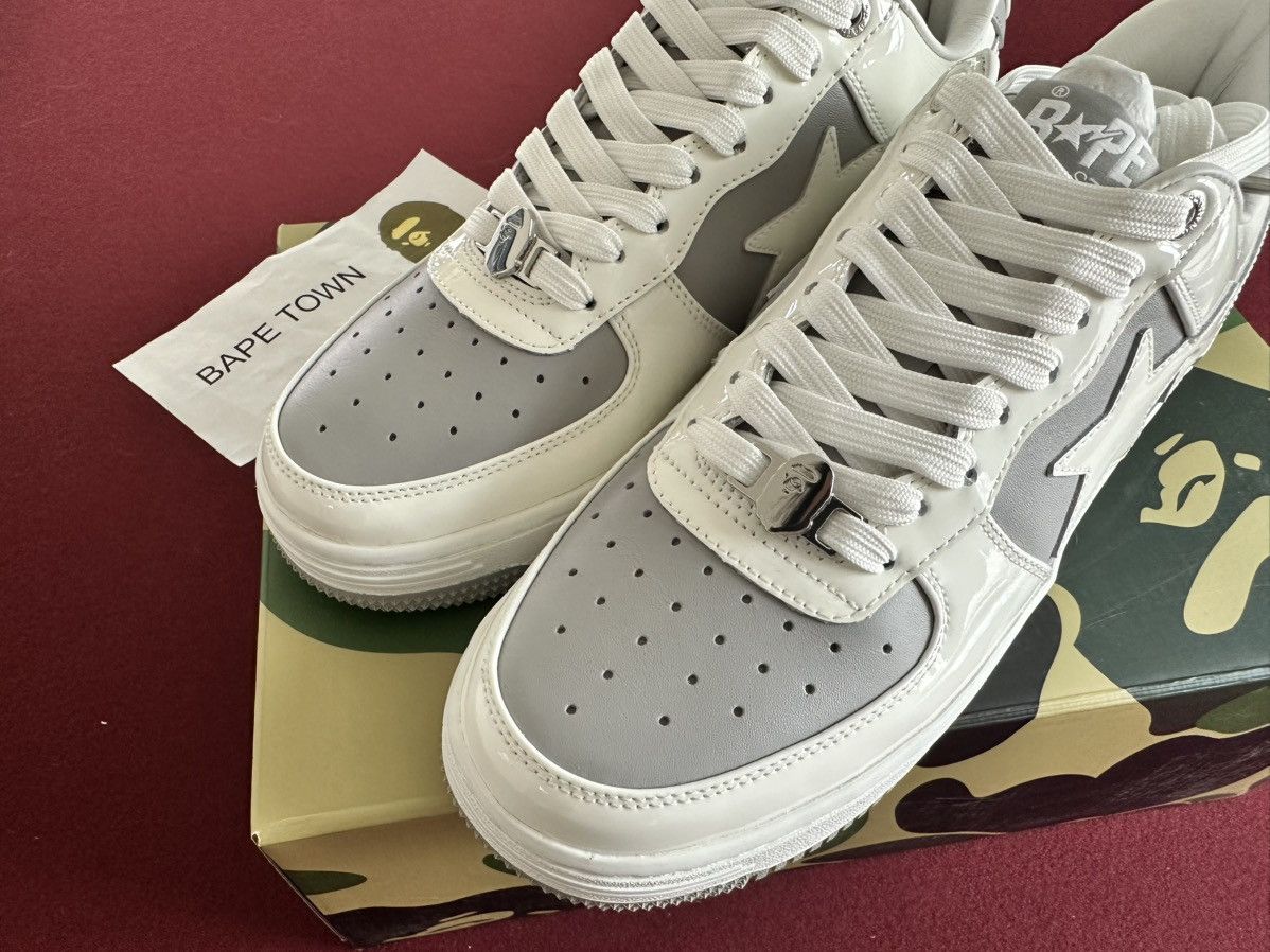 Bape BAPE STA LOW #6 (GRAY) Size US 9 / EU 42 - 2 Thumbnail