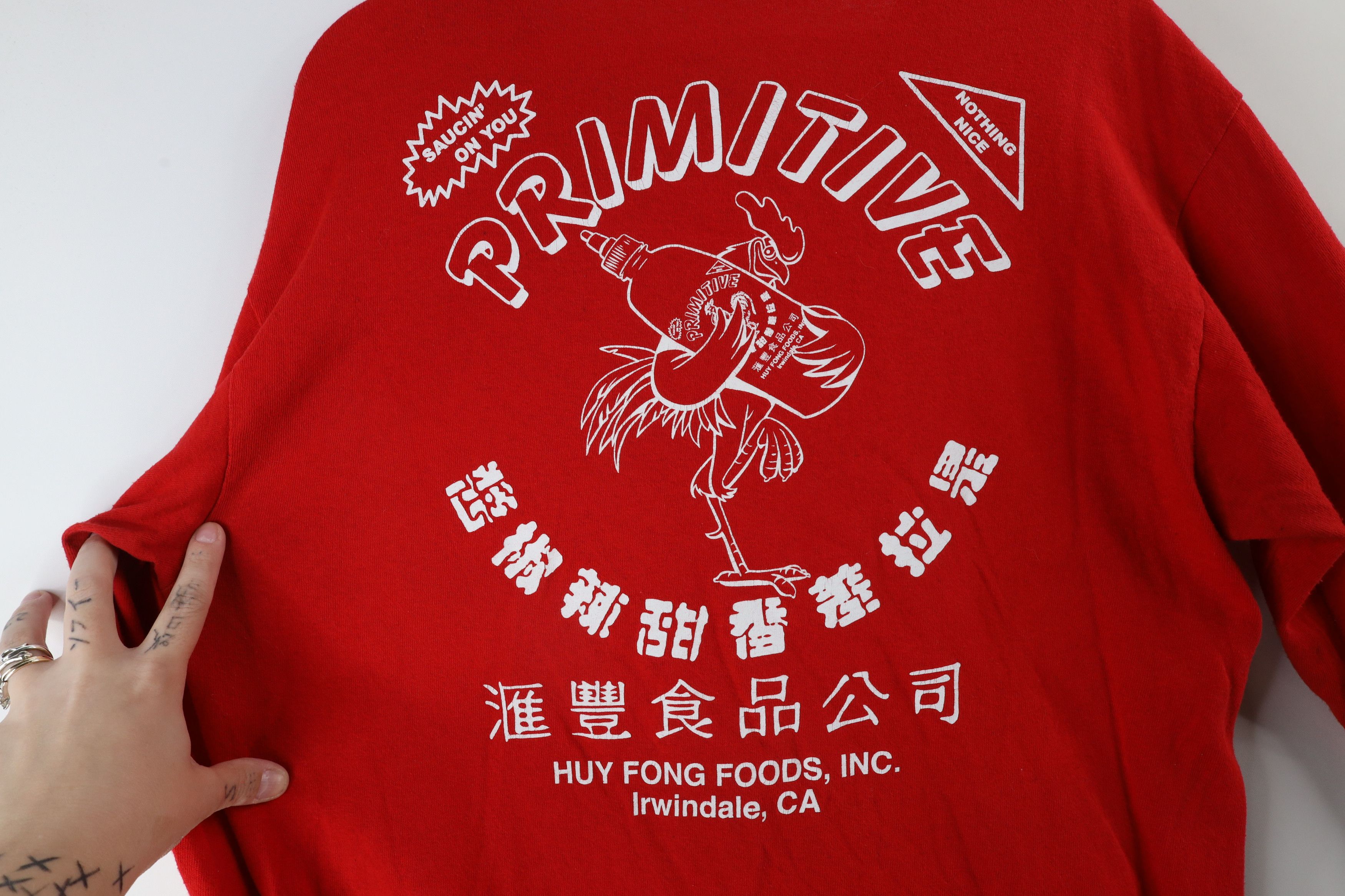 Primitive × Vintage Primitive Skateboards Sriracha Sauce Long Sleeve T-Shirt Size US M / EU 48-50 / 2 - 10 Thumbnail