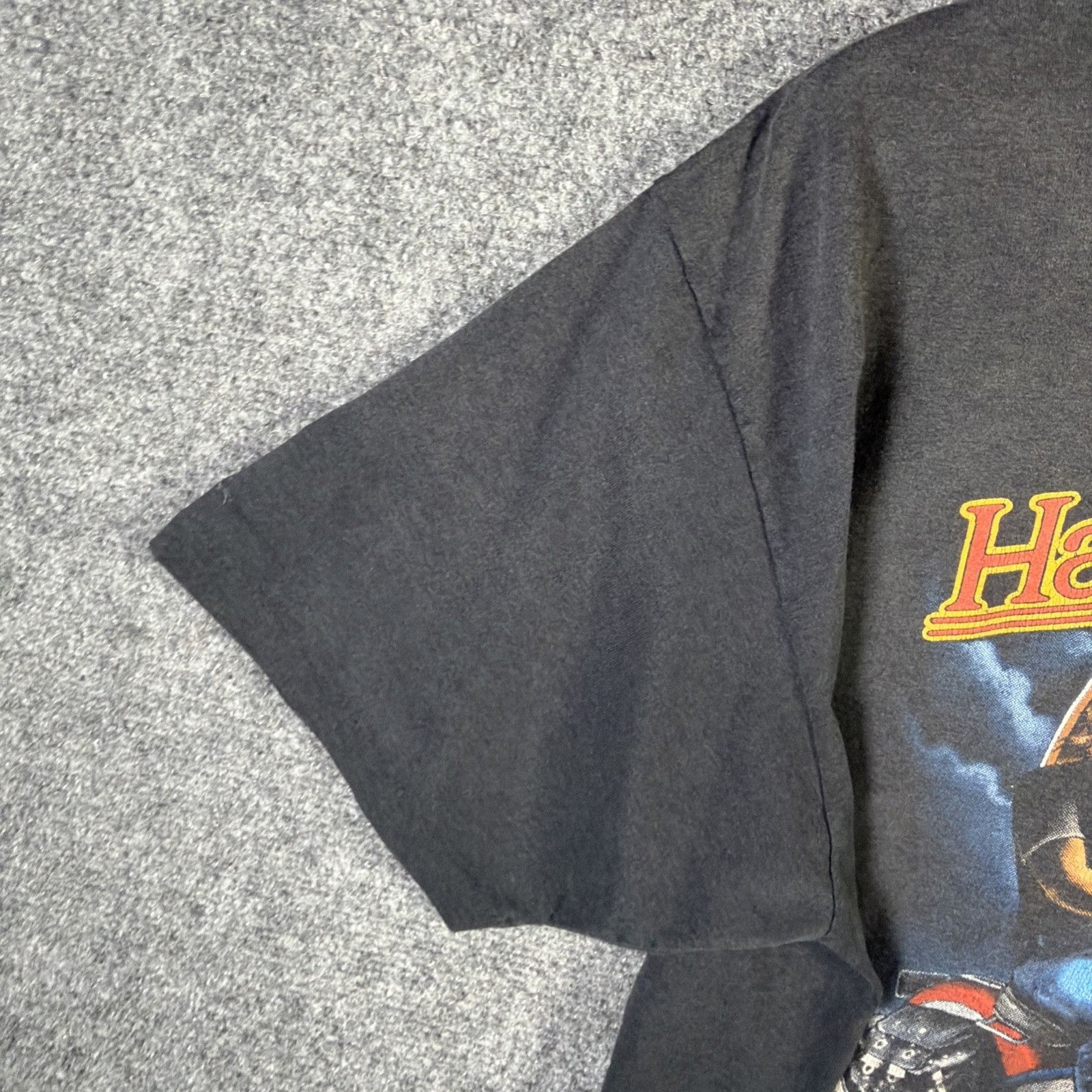 Harley Davidson Vintage Harley Davidson Shirt XL Black 90s 3D Emblem Ride Size US XL / EU 56 / 4 - 6 Thumbnail