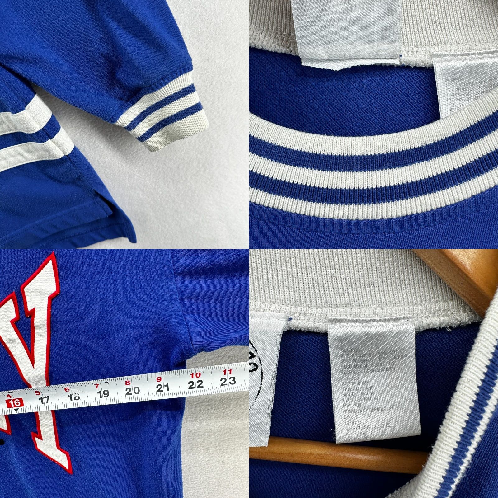 Mickey & Co. VINTAGE Mickey & Co. Pullover Sweatshirt Shirt Men M Blue Classic Adjustable Winter Size US M / EU 48-50 / 2 - 8 Thumbnail