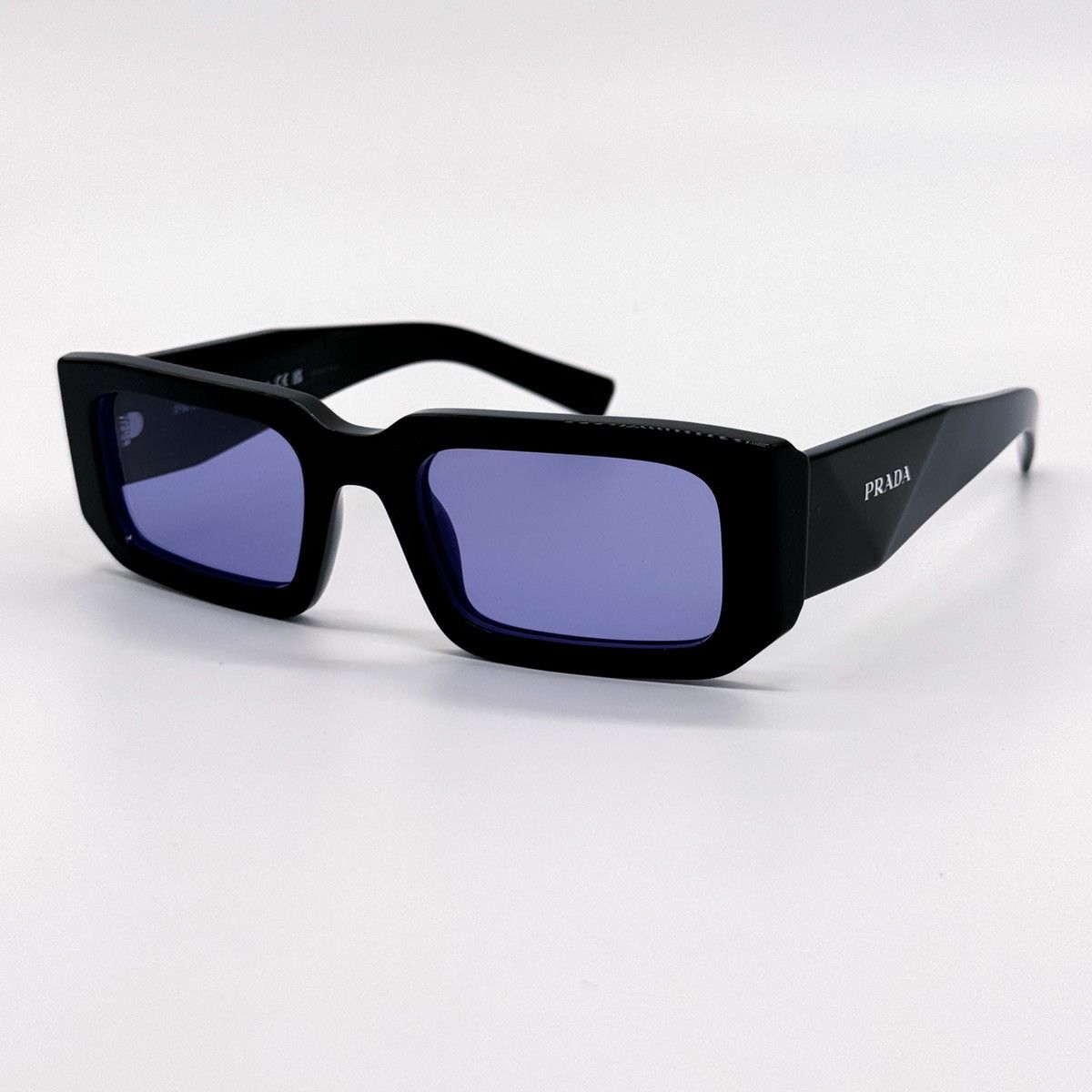 Prada NEW PRADA SPR 06Y 02Z01O SQUARE BLACK PR 06YZ SUNGLASSES Size ONE SIZE - 3 Thumbnail