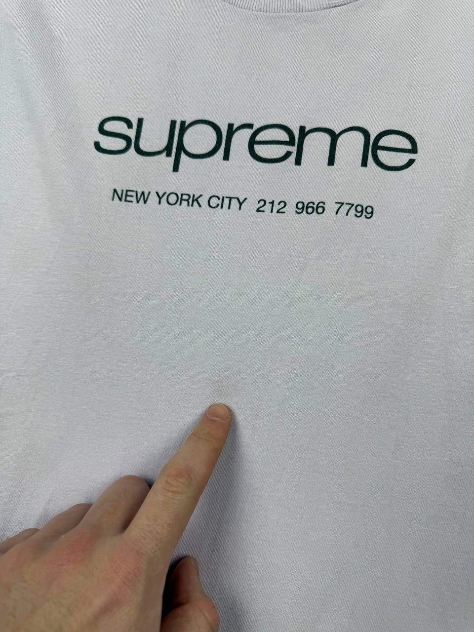 Supreme Supreme Shop Tee New York City Men M Purple Size US M / EU 48-50 / 2 - 5 Thumbnail