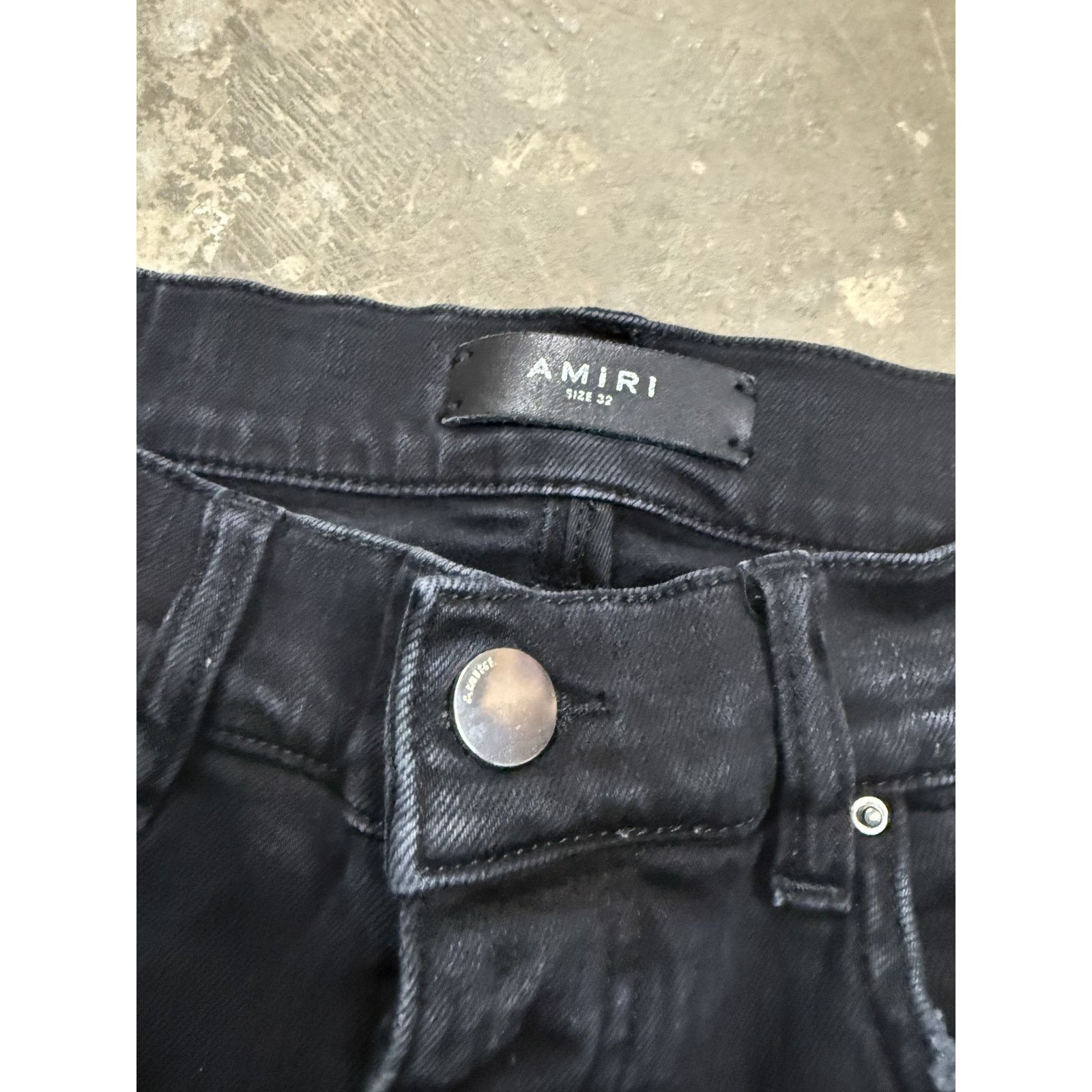 Amiri Amiri Thrasher Floral Jeans Black Used 32 Size US 32 / EU 48 - 2 Thumbnail