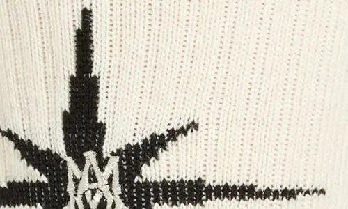 Amiri o1s1wg110426 Size: OS / Starburst Socks in Off White/Black Size ONE SIZE - 3 Thumbnail