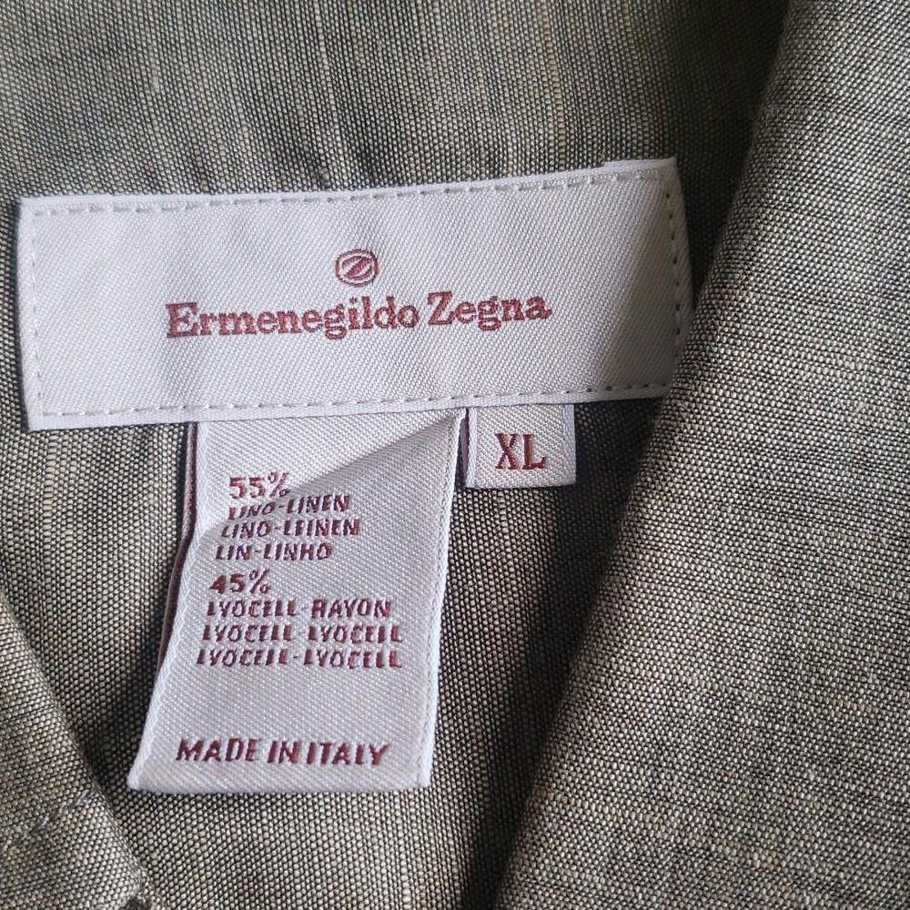 Ermenegildo Zegna CT1537 Ermenegildo Zegna Men's Long Sleeve Dress Shirt XL Size 44R - 4 Thumbnail